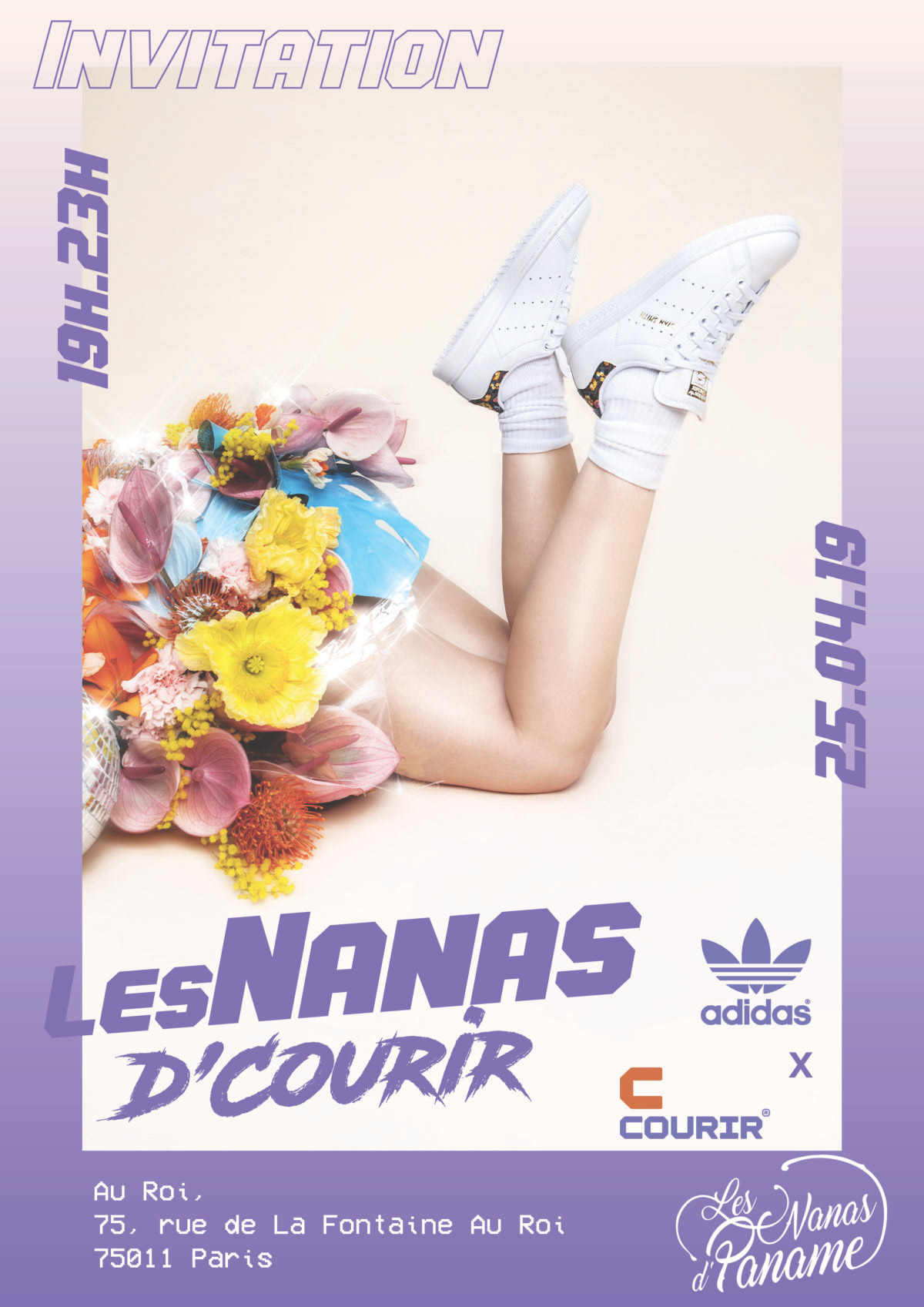 Invitation Les Nanas d'Courir