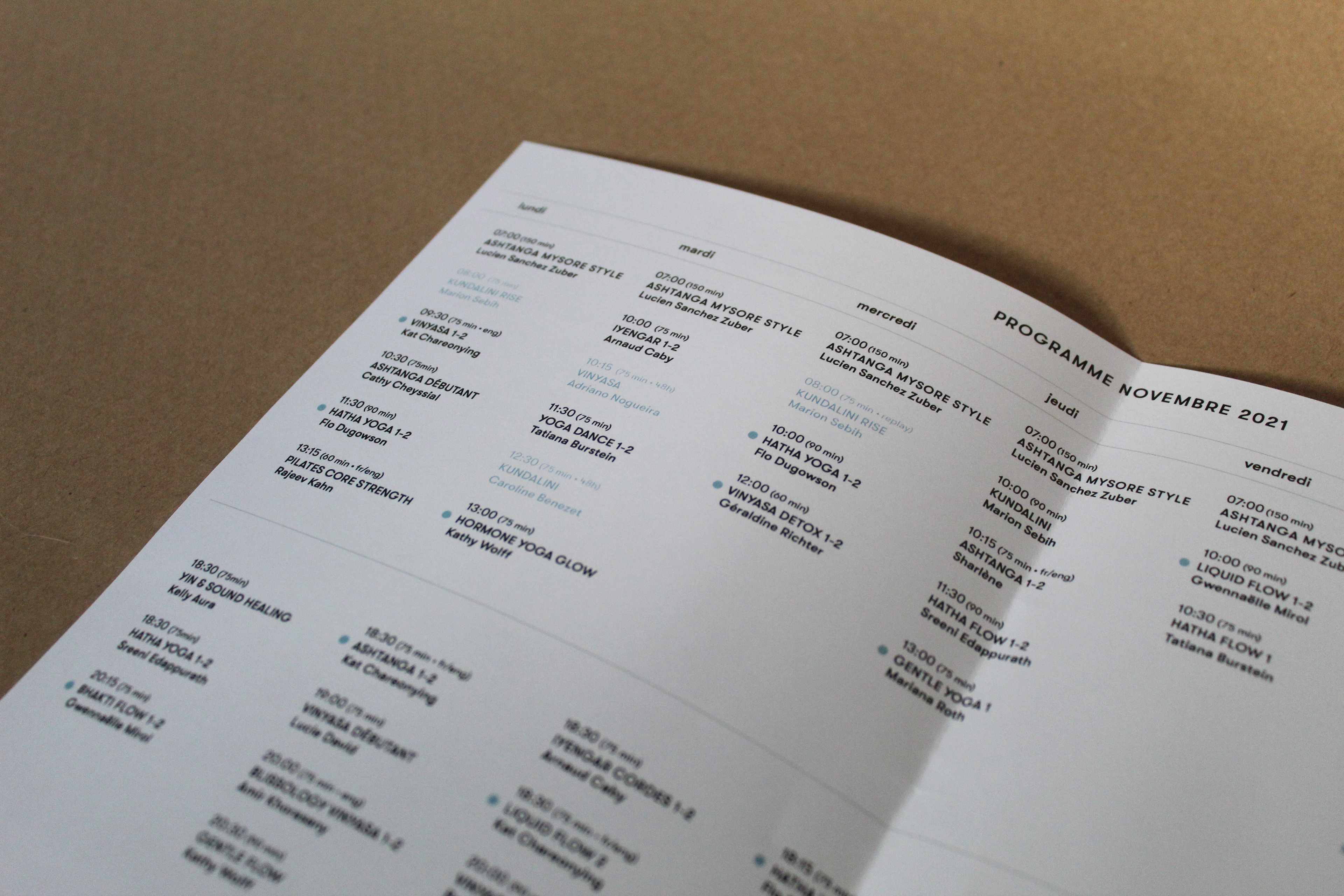 Programme