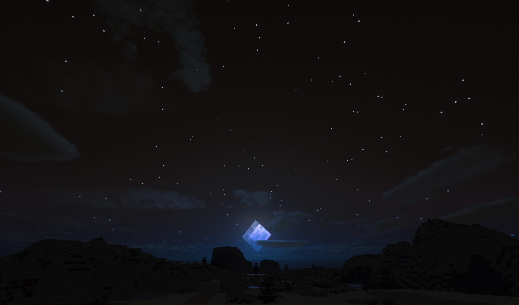 Minecraft 1.20.2 Night with Shader