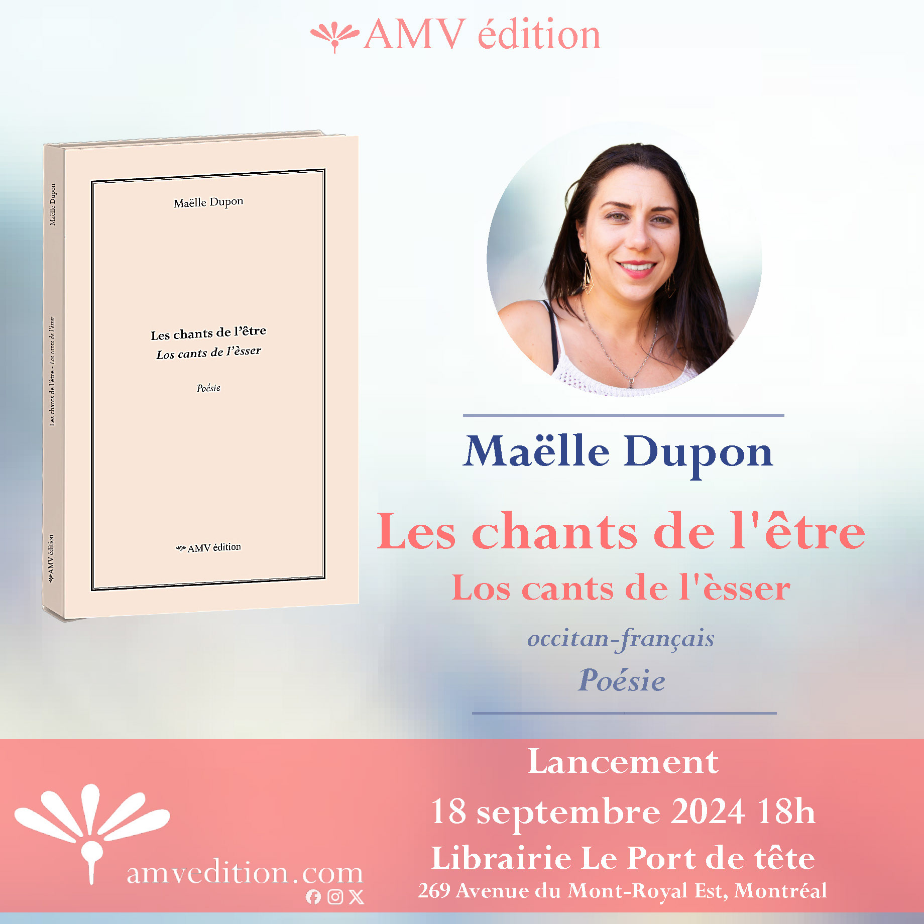 AMV édition Les chants de l'çetre - Los cants de l'èsser Maëlle Dupon 2024