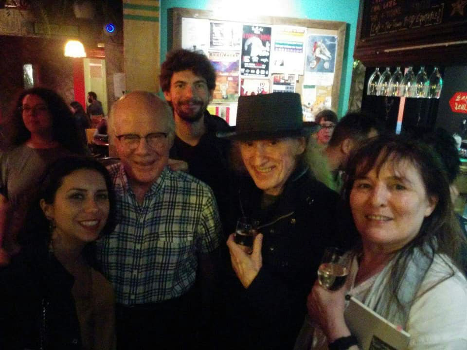 Maëlle Dupon, Hugh Hazelton, Jean-Baptiste Leducq, Louis Royer et Hélène Noël à L'Escalier à Montréal