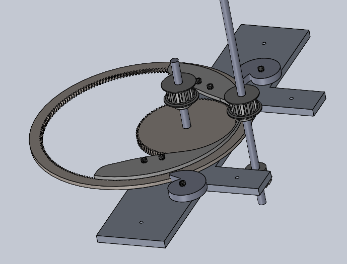 Internal gear and cam pressuring system