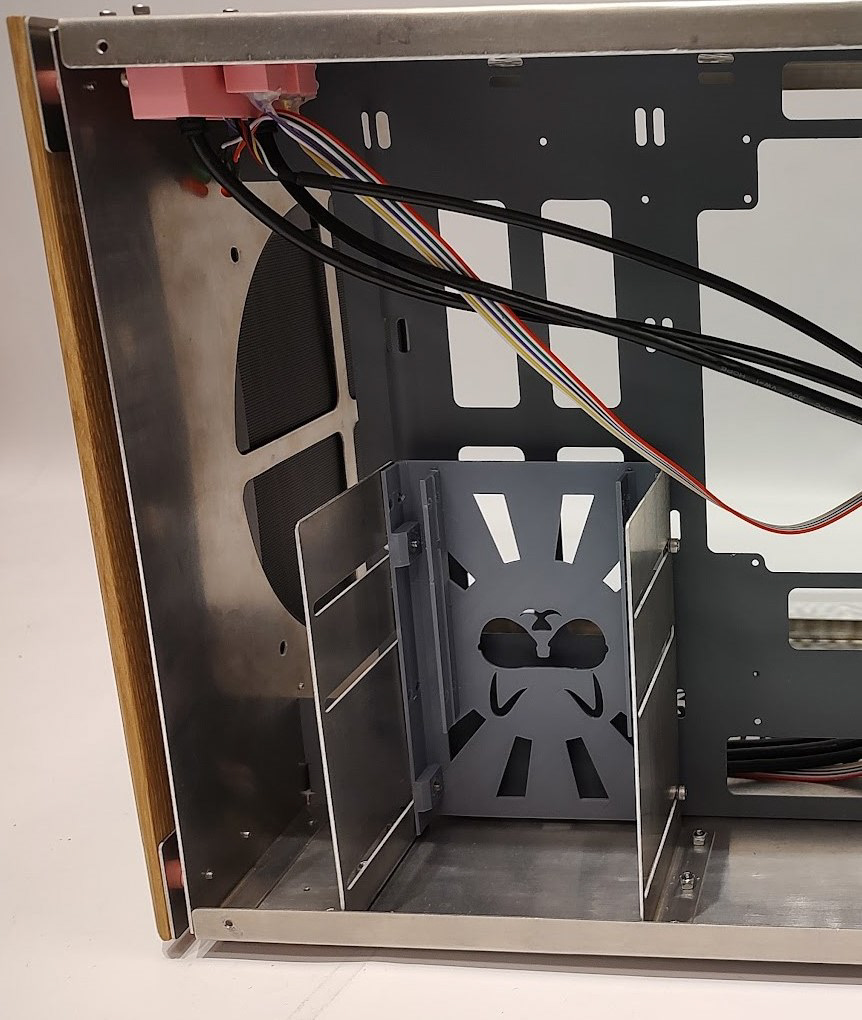 Custom HDD and SSD cage