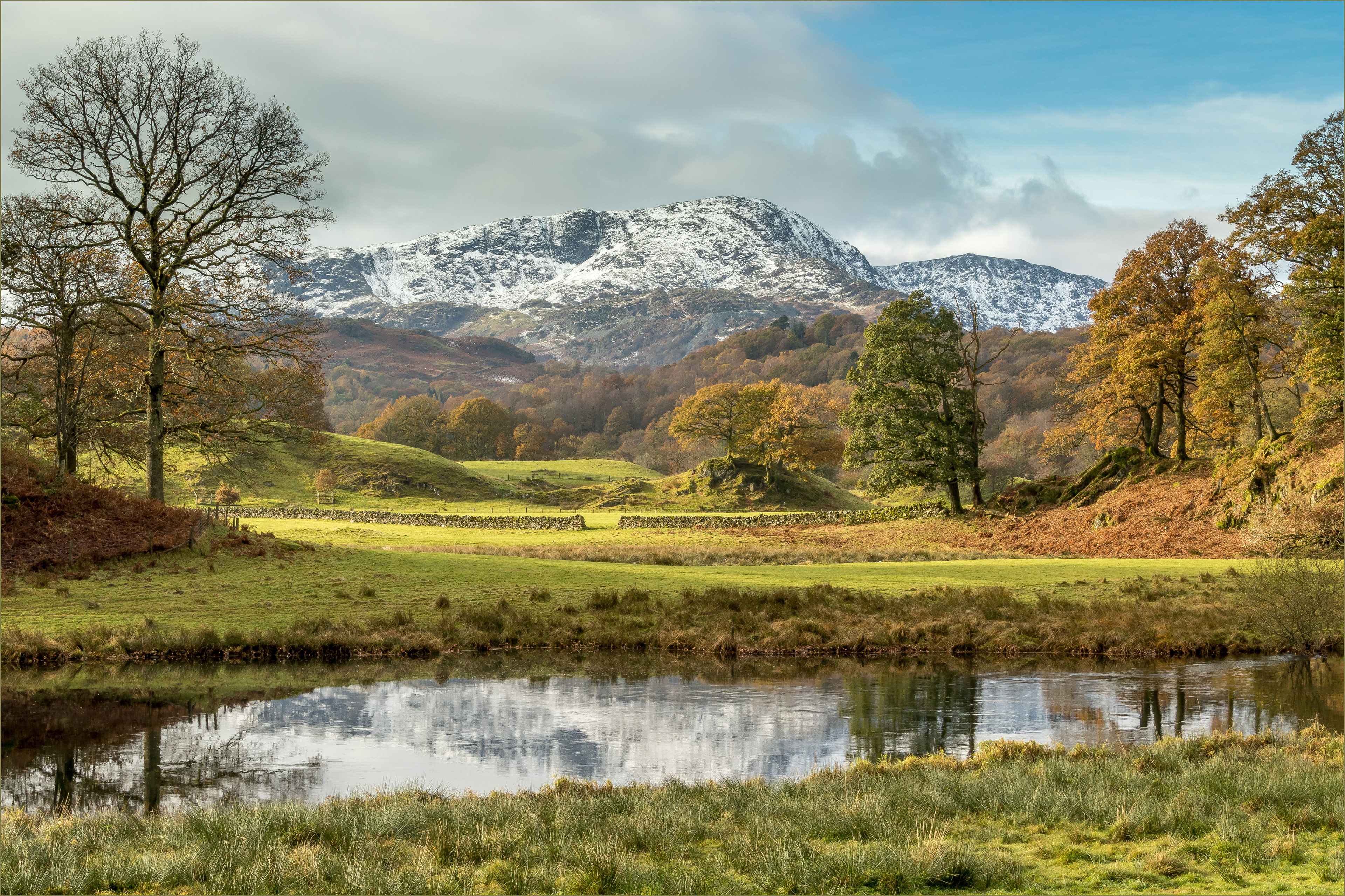 Wetherlam from the Brathay by Mike Quickenden