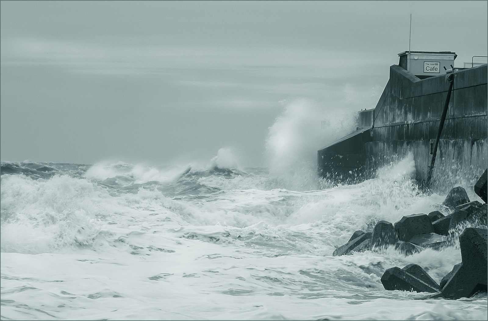 Storm at Wall Cafe by Moira McAneny