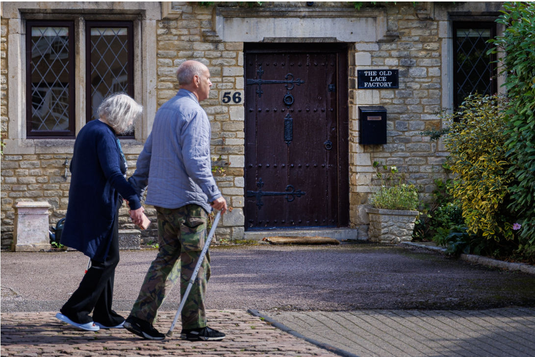 Time Passing the Old Lace Door by Ian Whiting LRPS