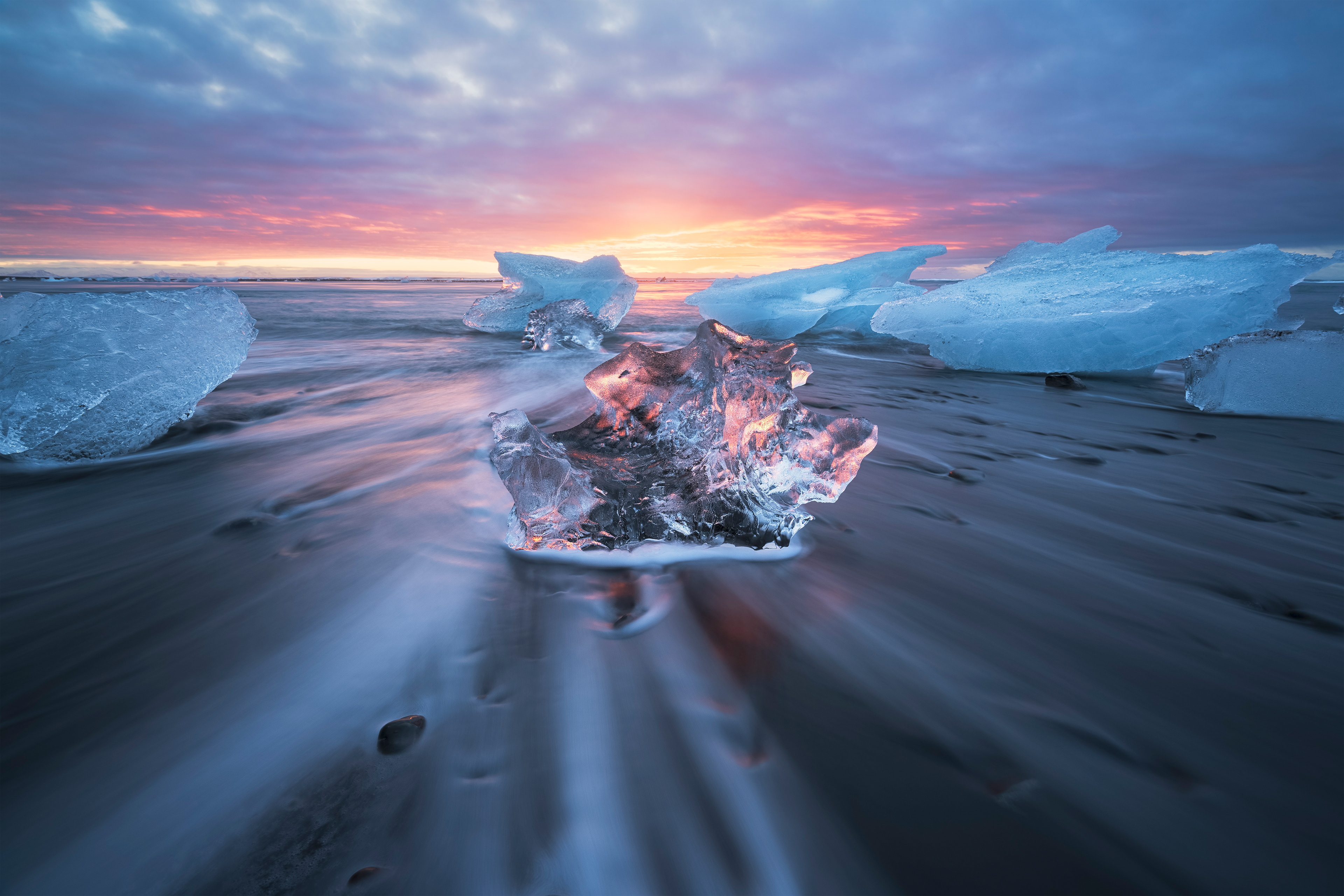 Ice Beach by Faye Dunmall