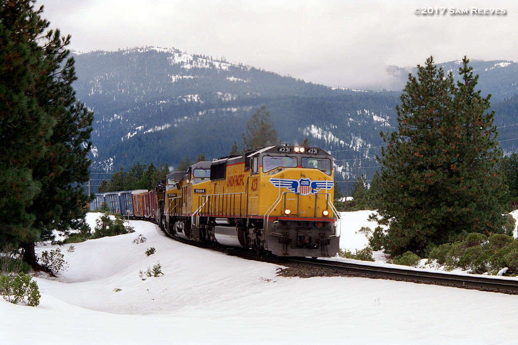 Pioneer near Mount Shasta