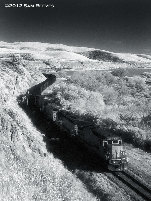 Coke train infrared near Soledad