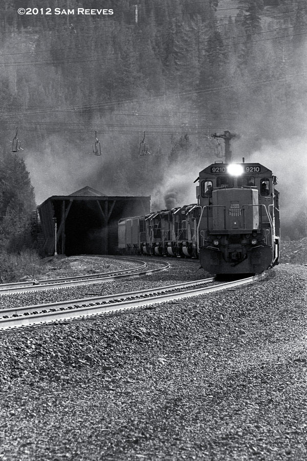 Exiting Tunnel #41 at Donner Pass