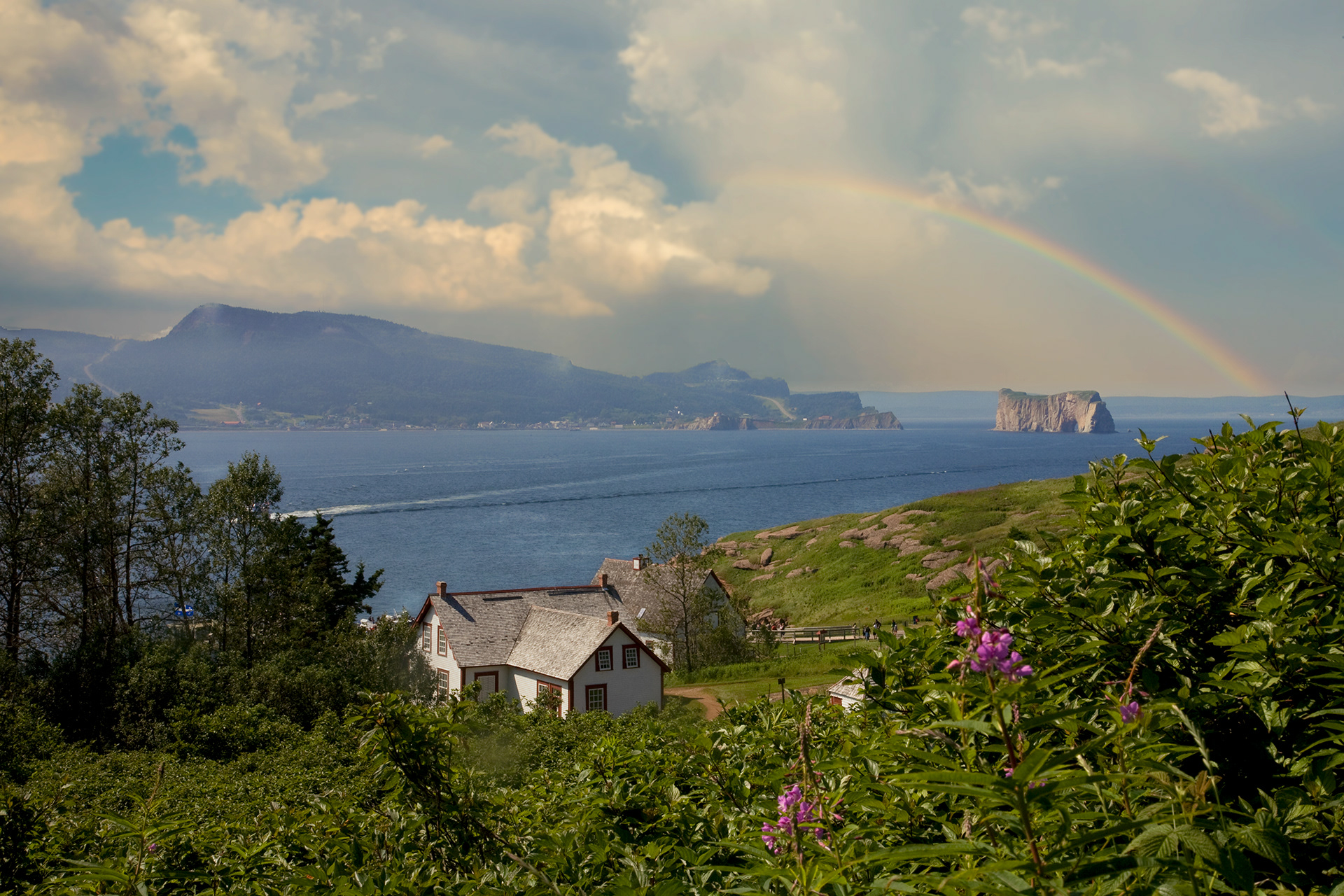 Percé vue de l'île Bonaventure