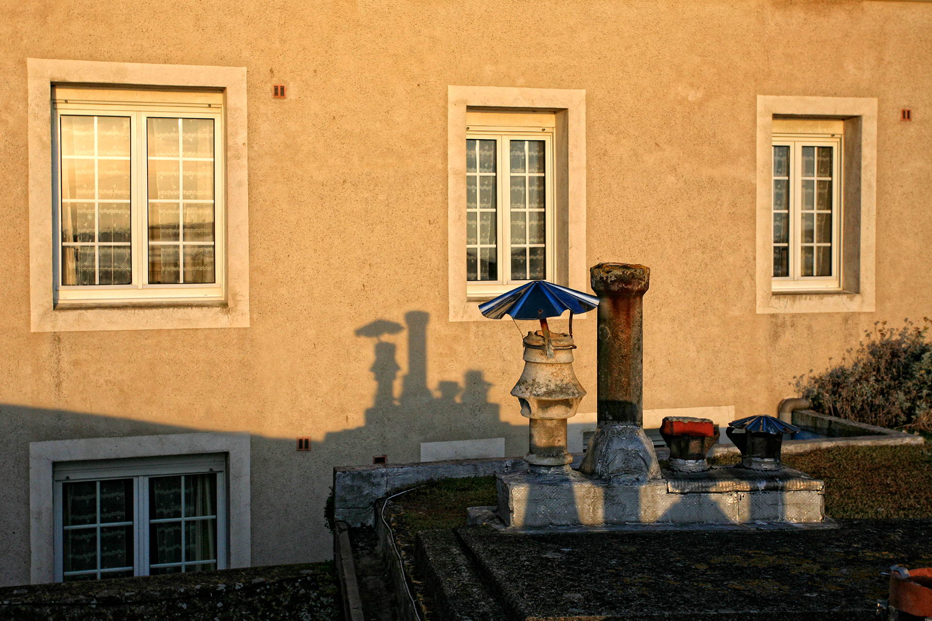 L'ombre des cheminées