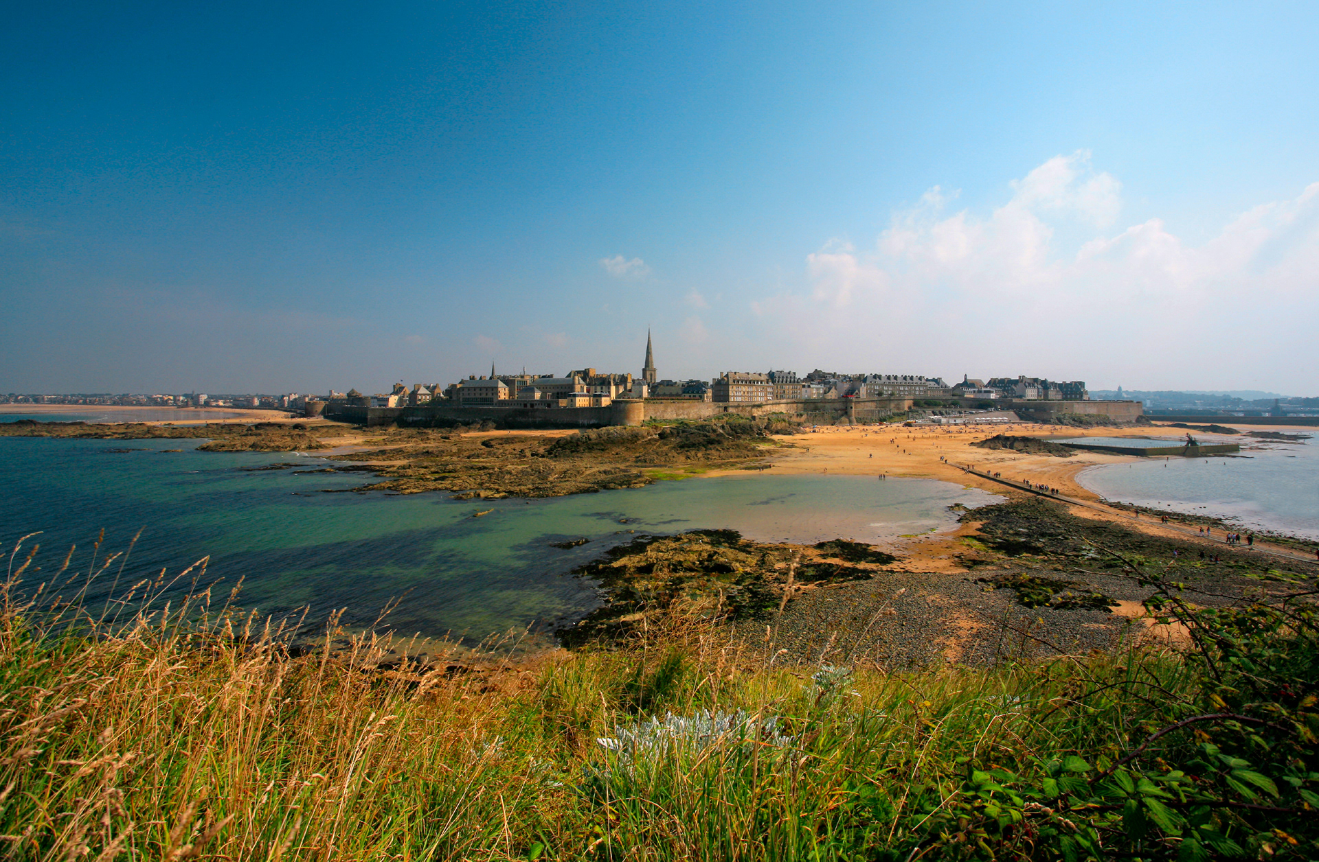 Saint-Malo vu du Grand Bé