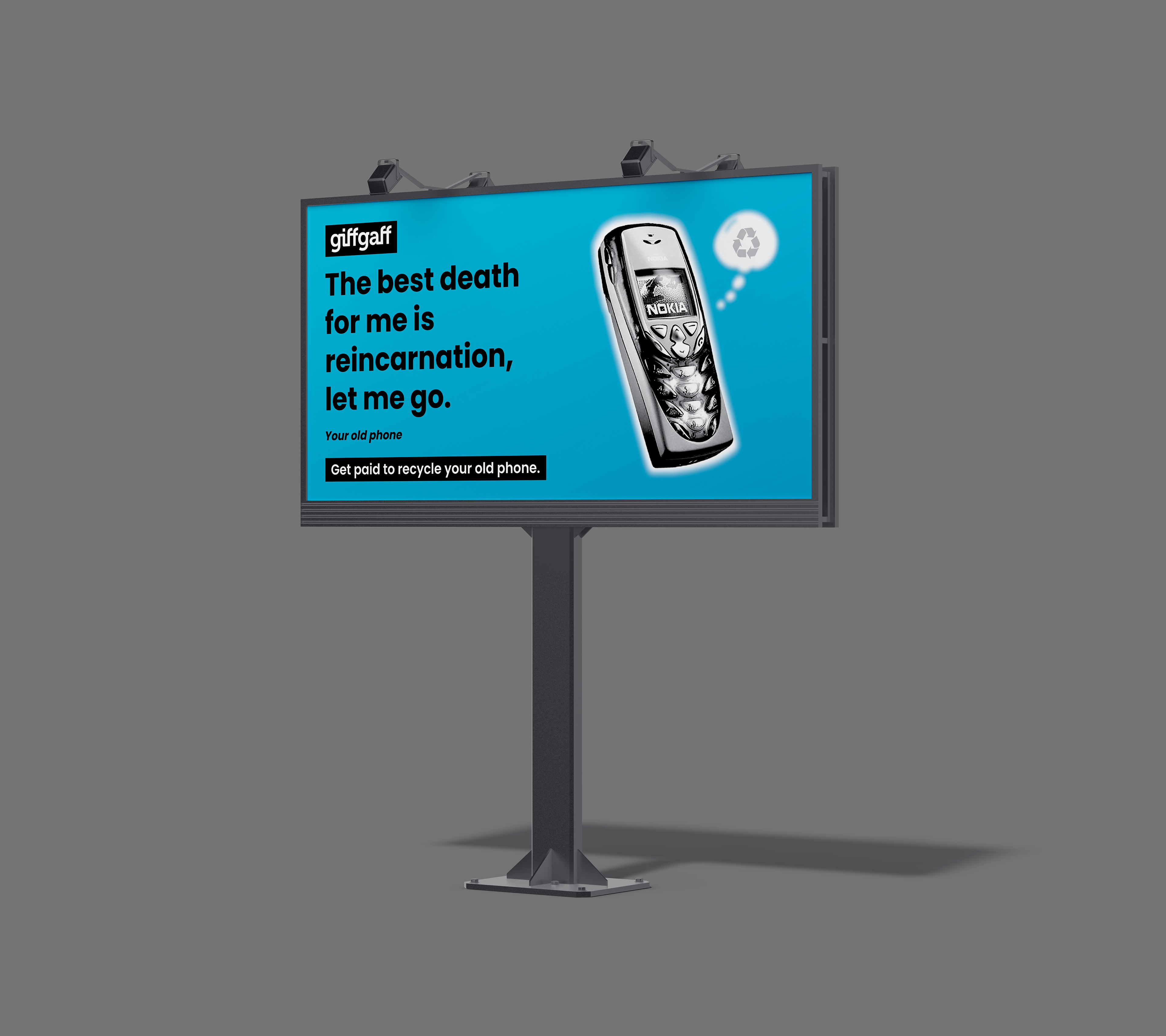 GIffGaff Billboard Design Mockup