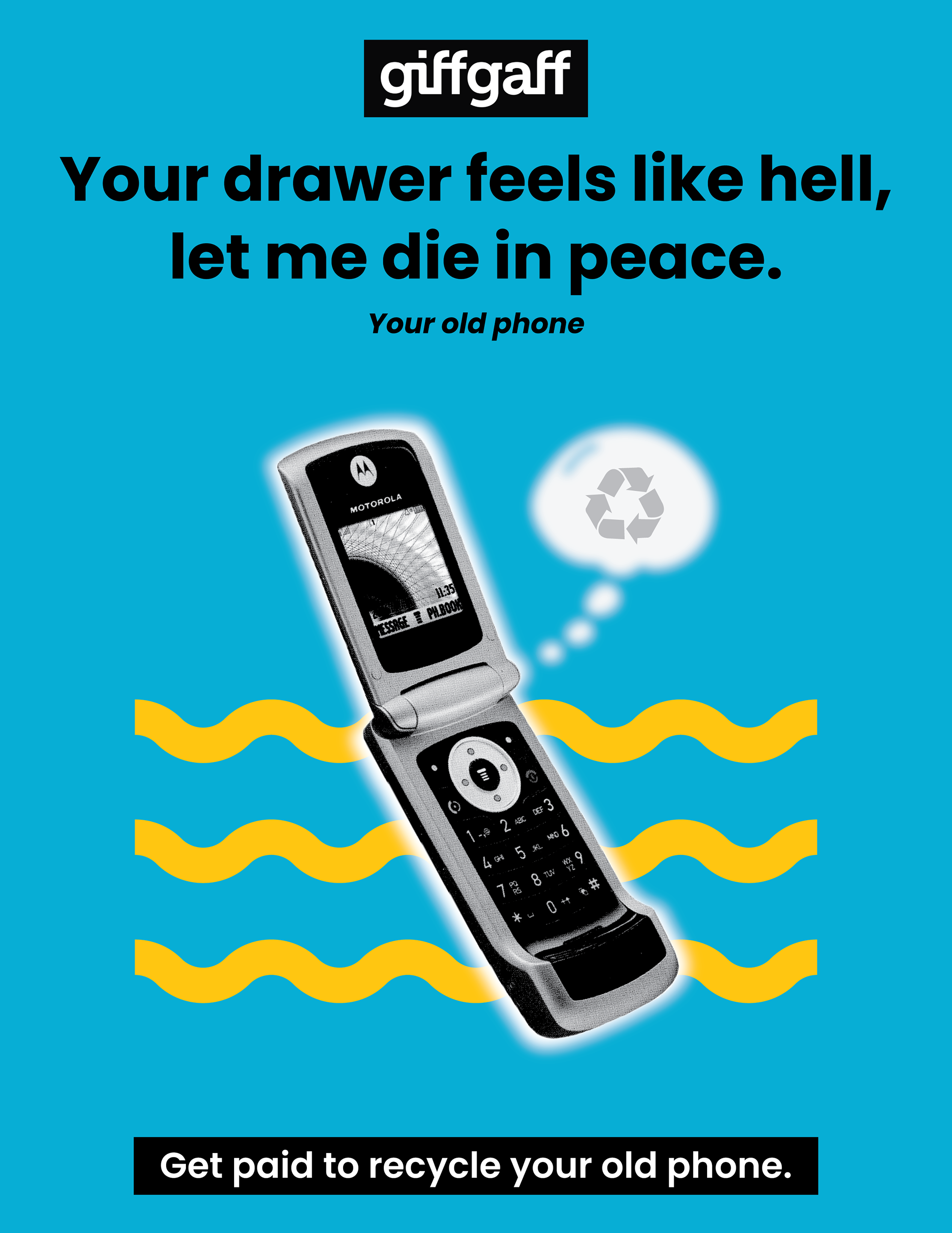 GIffGaff Poster Design