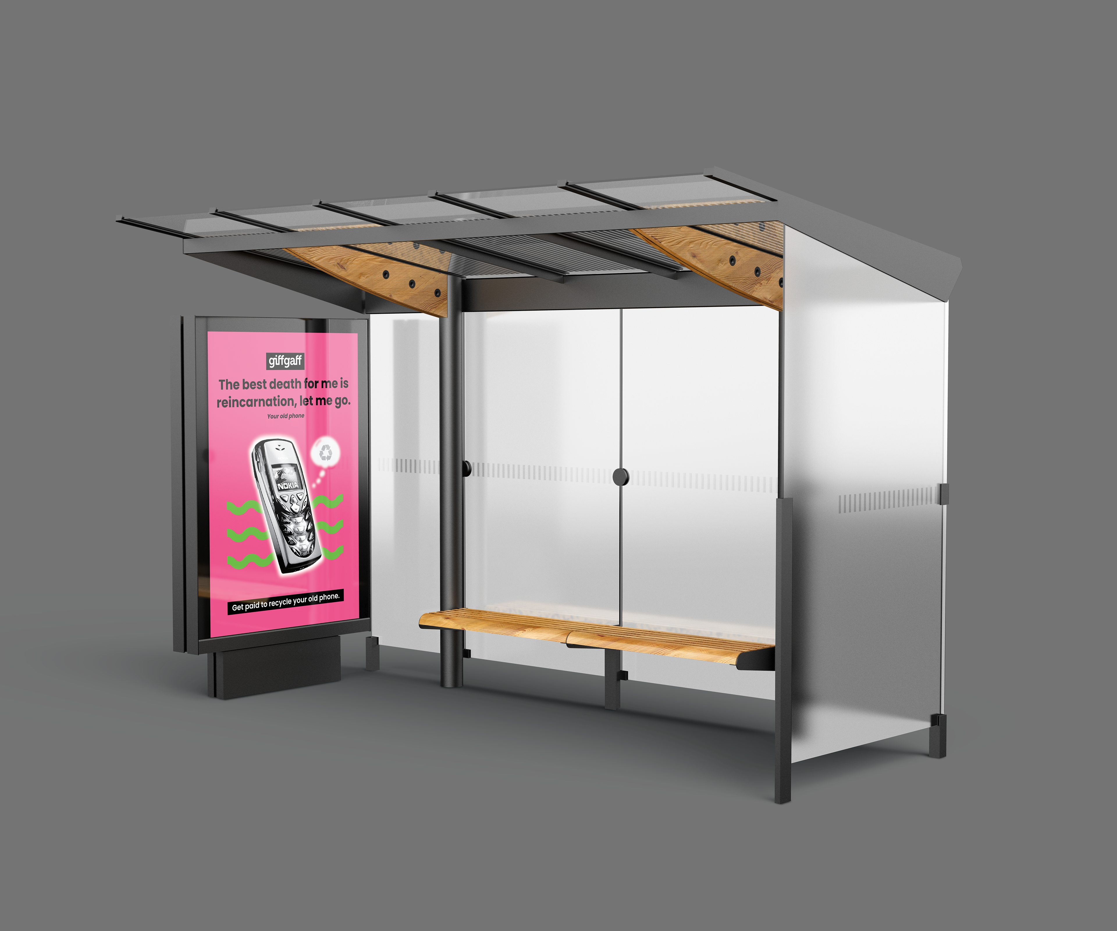 GIffGaff Poster Design Mockup