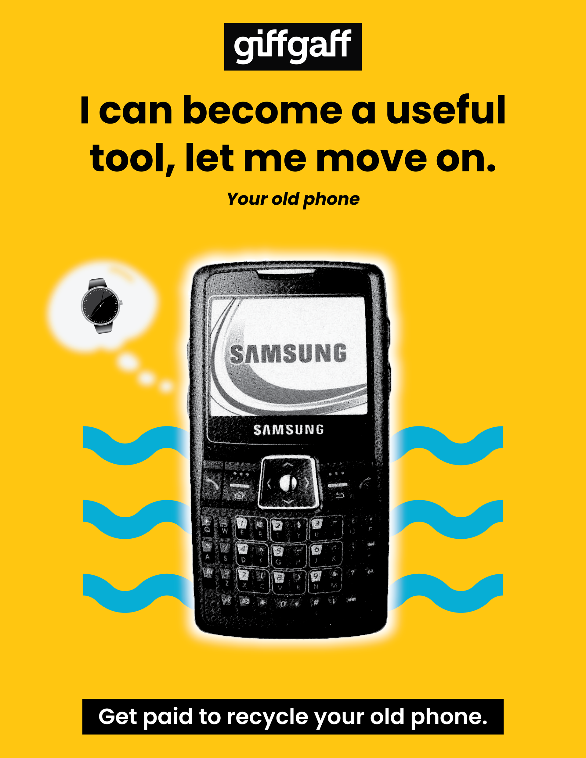 GIffGaff Poster Design