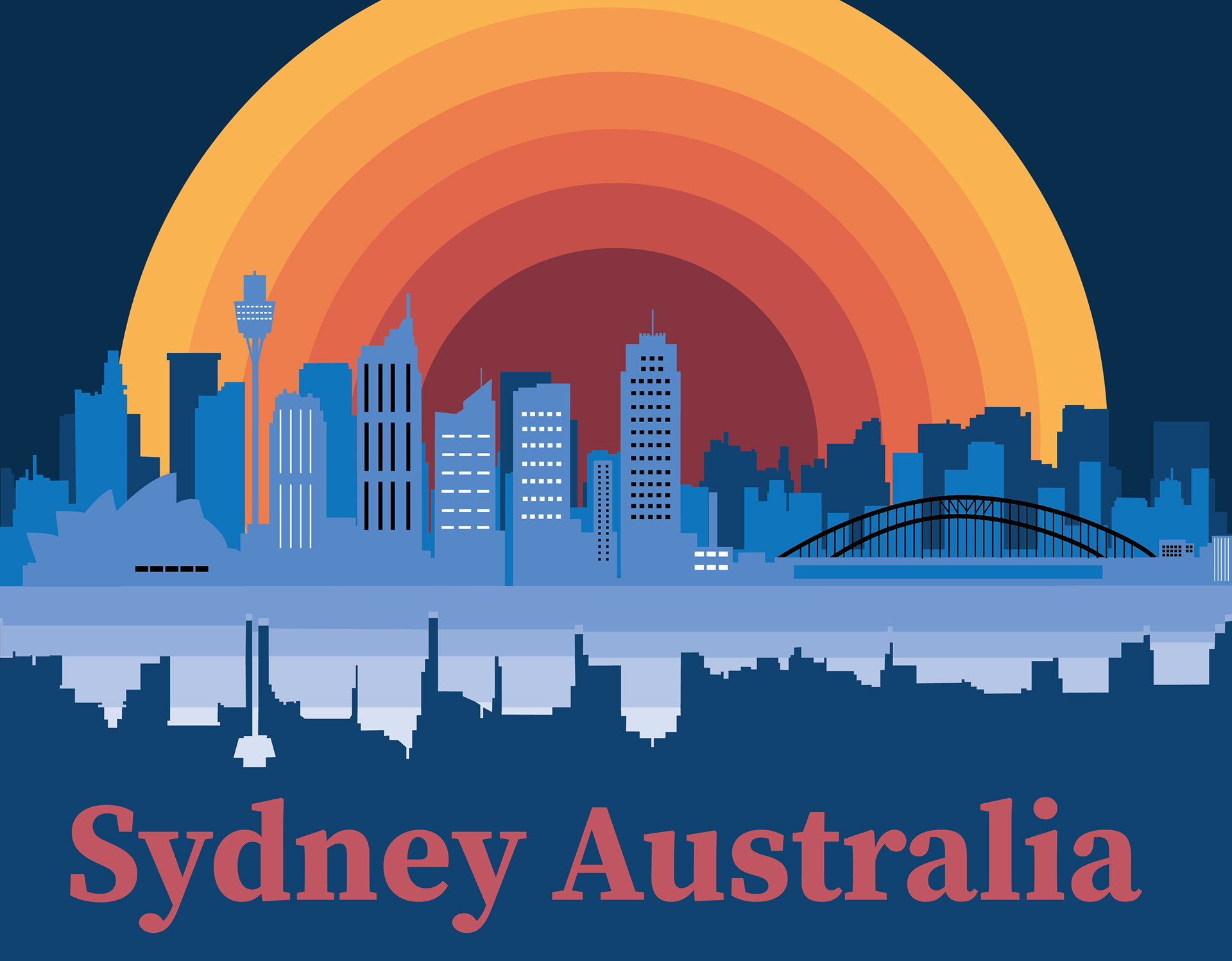Postcard Front - Illustrator Design