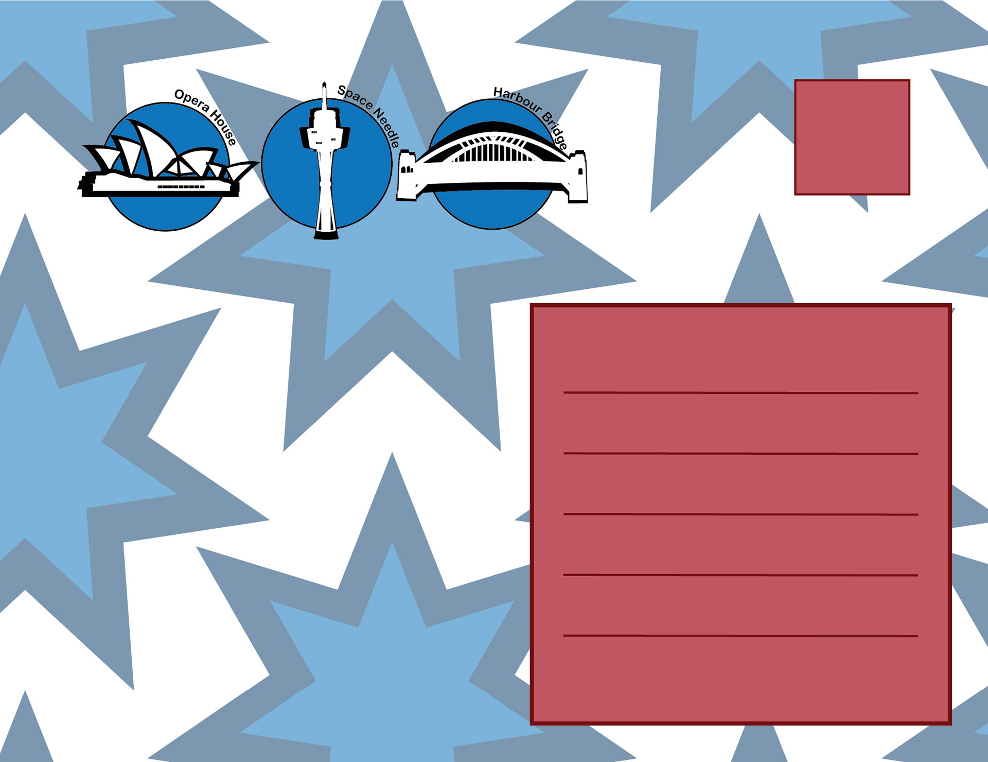 Postcard Back - Illustrator Design