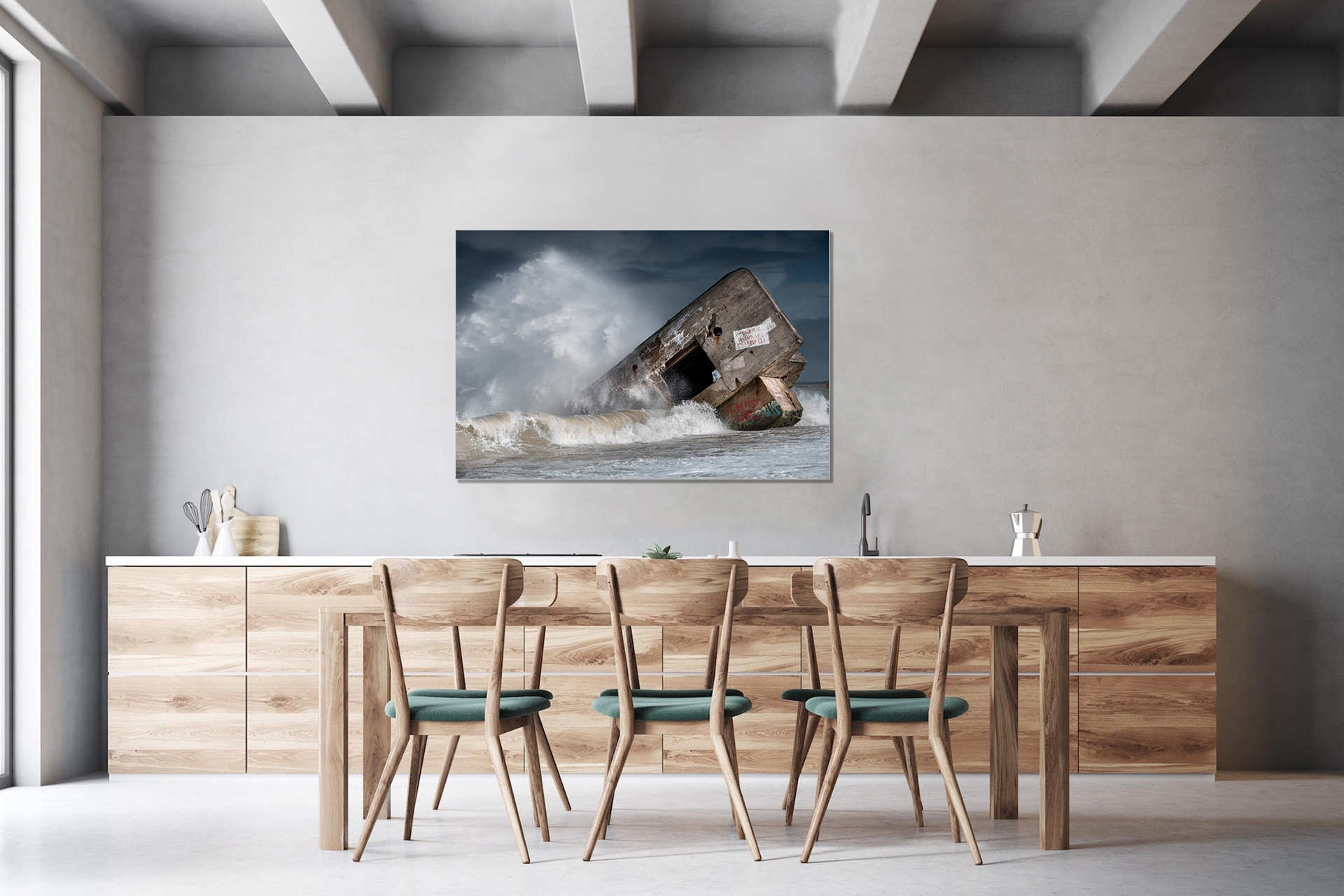 Tirage grand format sur papier Fine Art contrecollé sur Dibond