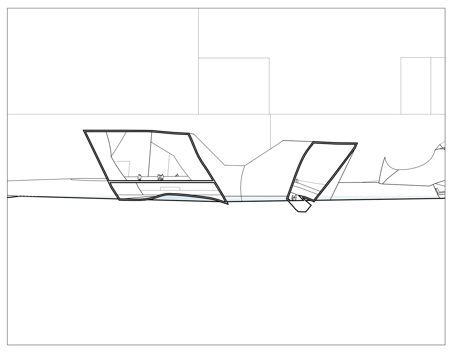 Rhizophora Pavilion Long Section