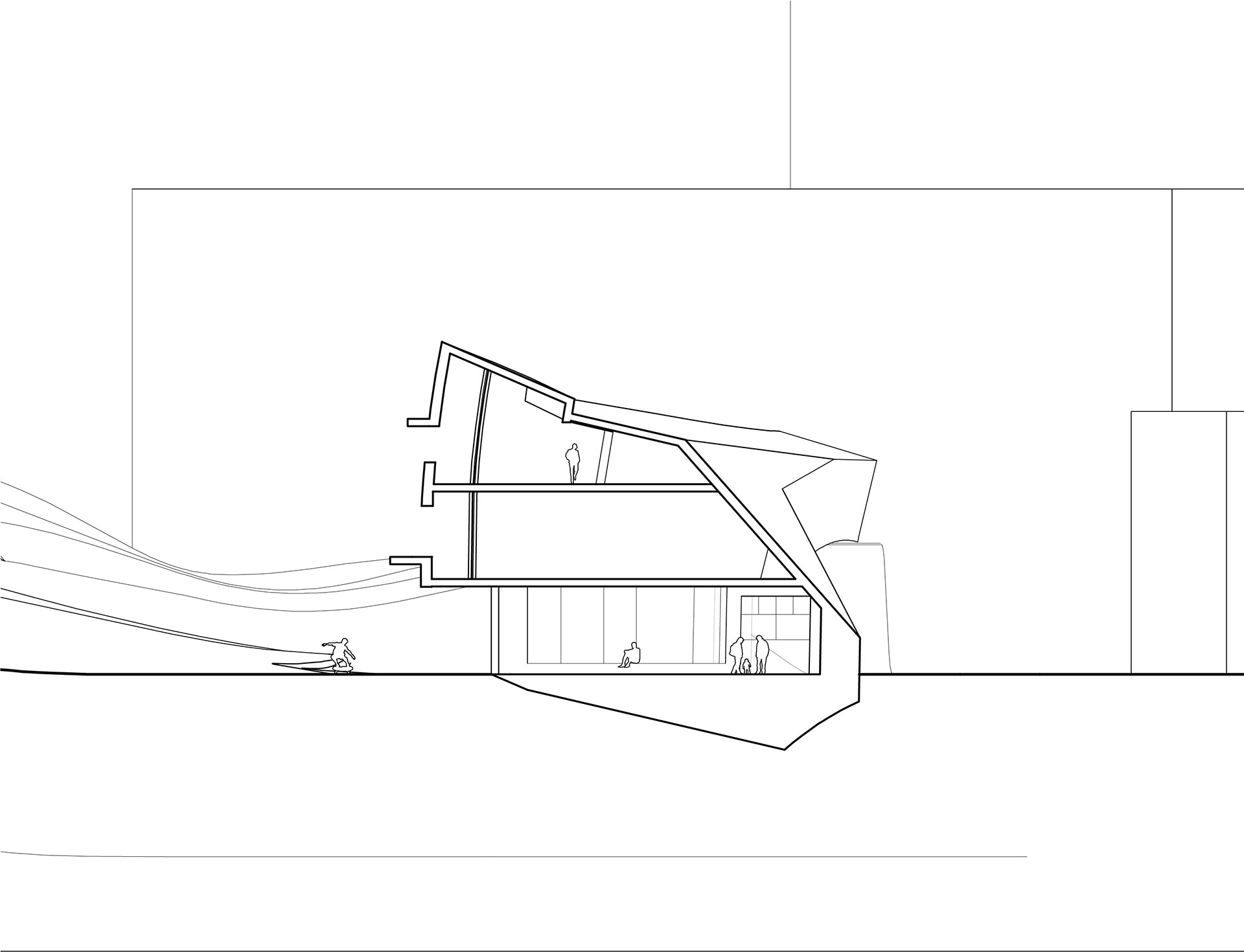 Shrub Pavilion Cross-Section