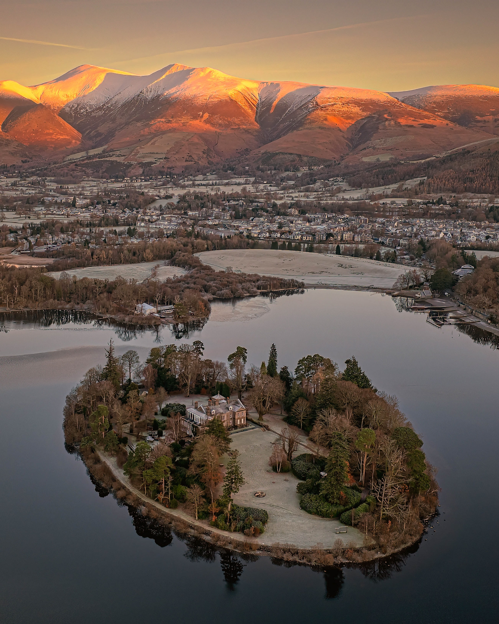 Derwent Island towards Skiddaw