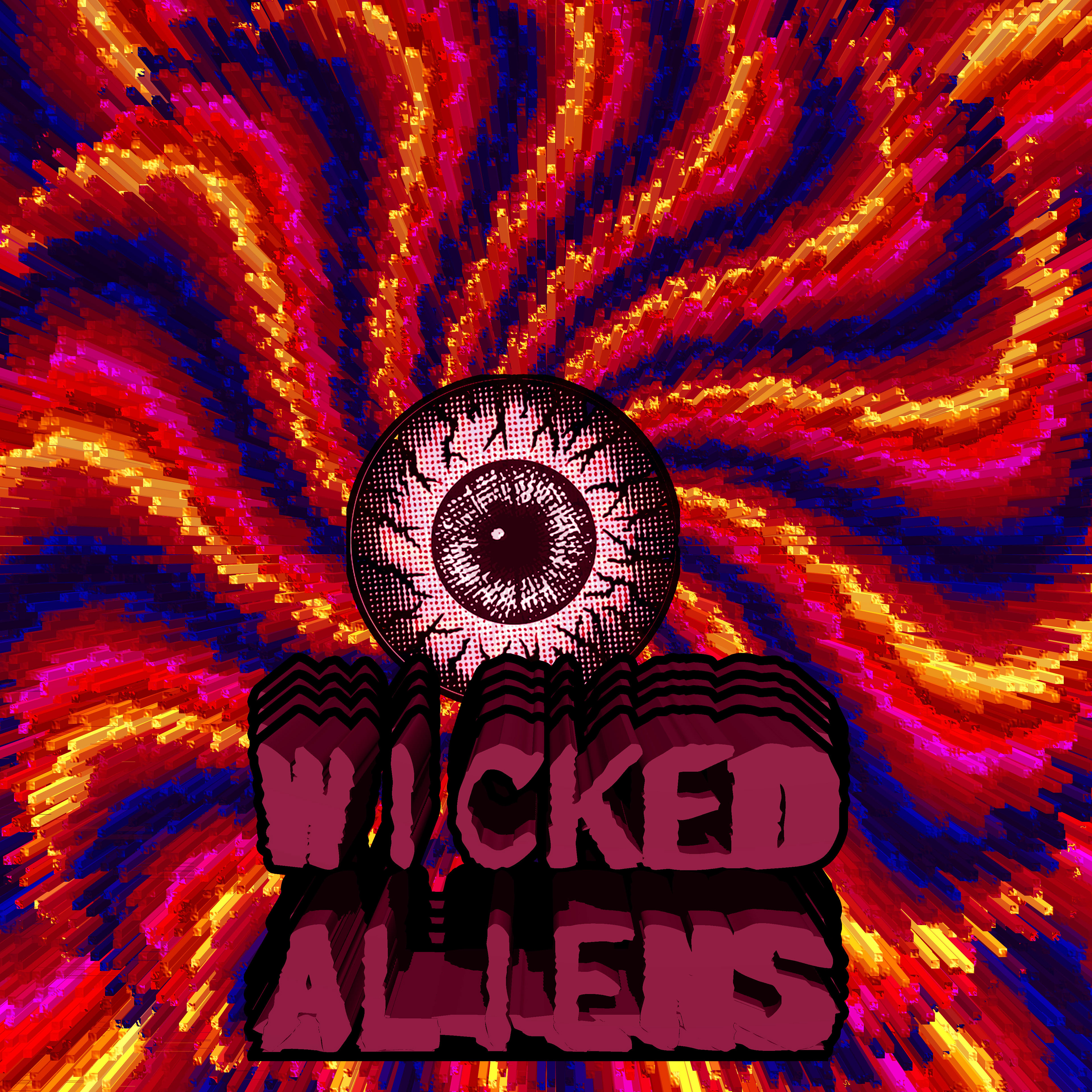 An album cover I created in my freshman year of high school. The cover is made for a band that does not exist.