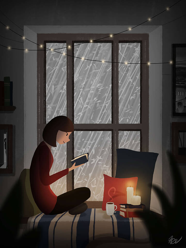 The reading corner