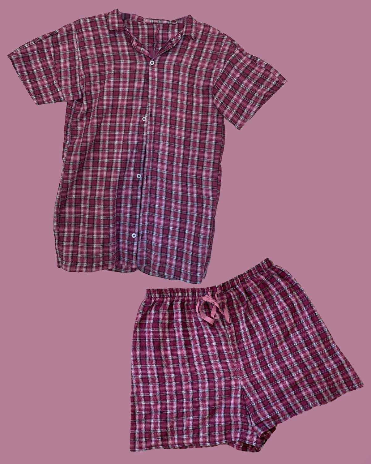 Up-cycled pj dress