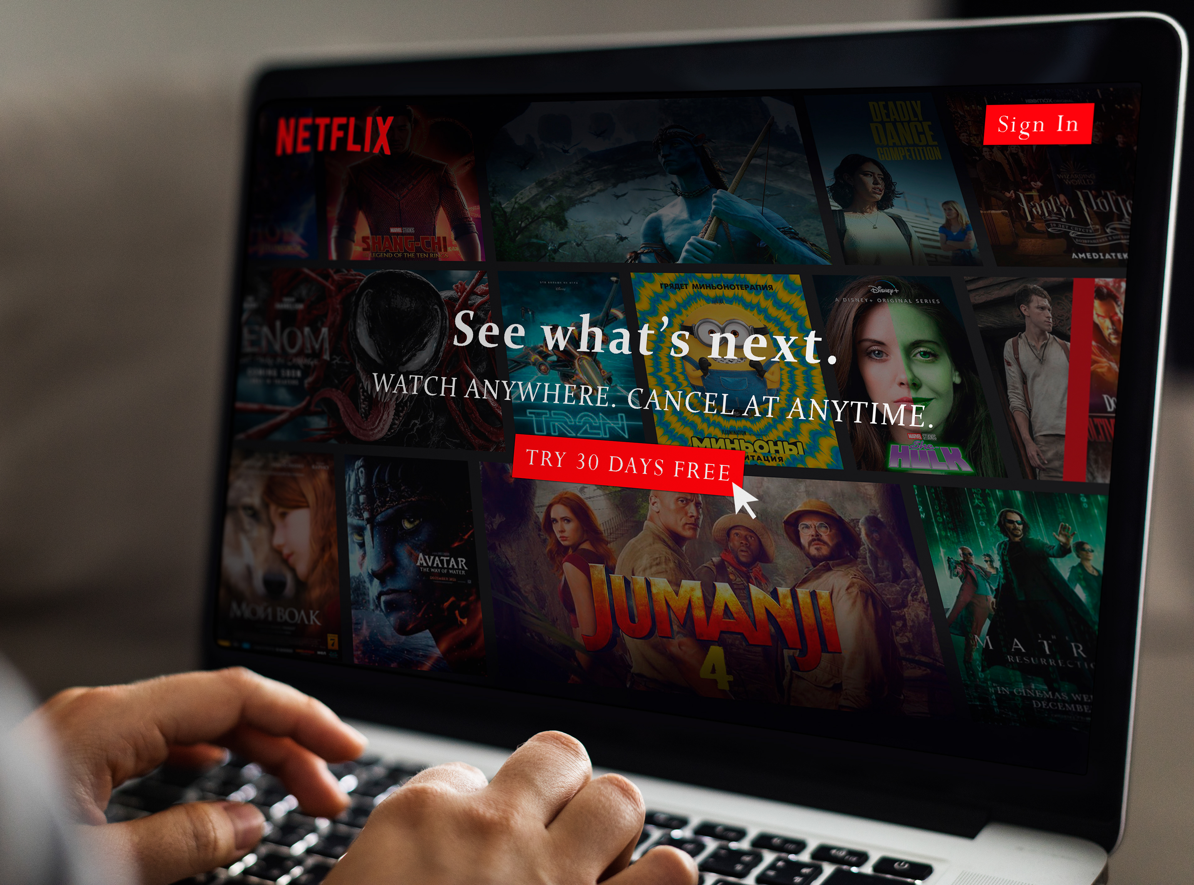 Landing page