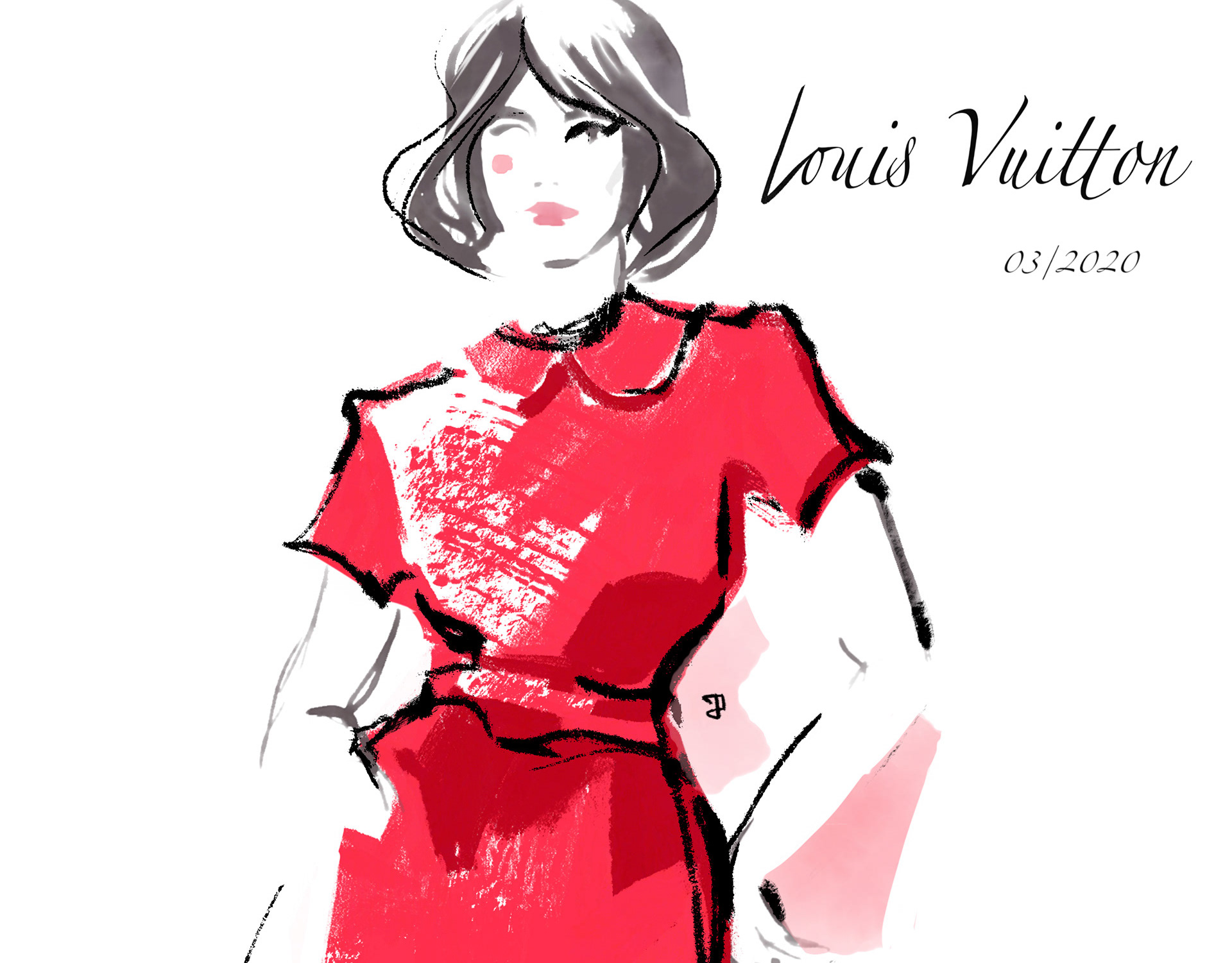 Evgeniya Hitz - Louis Vuitton