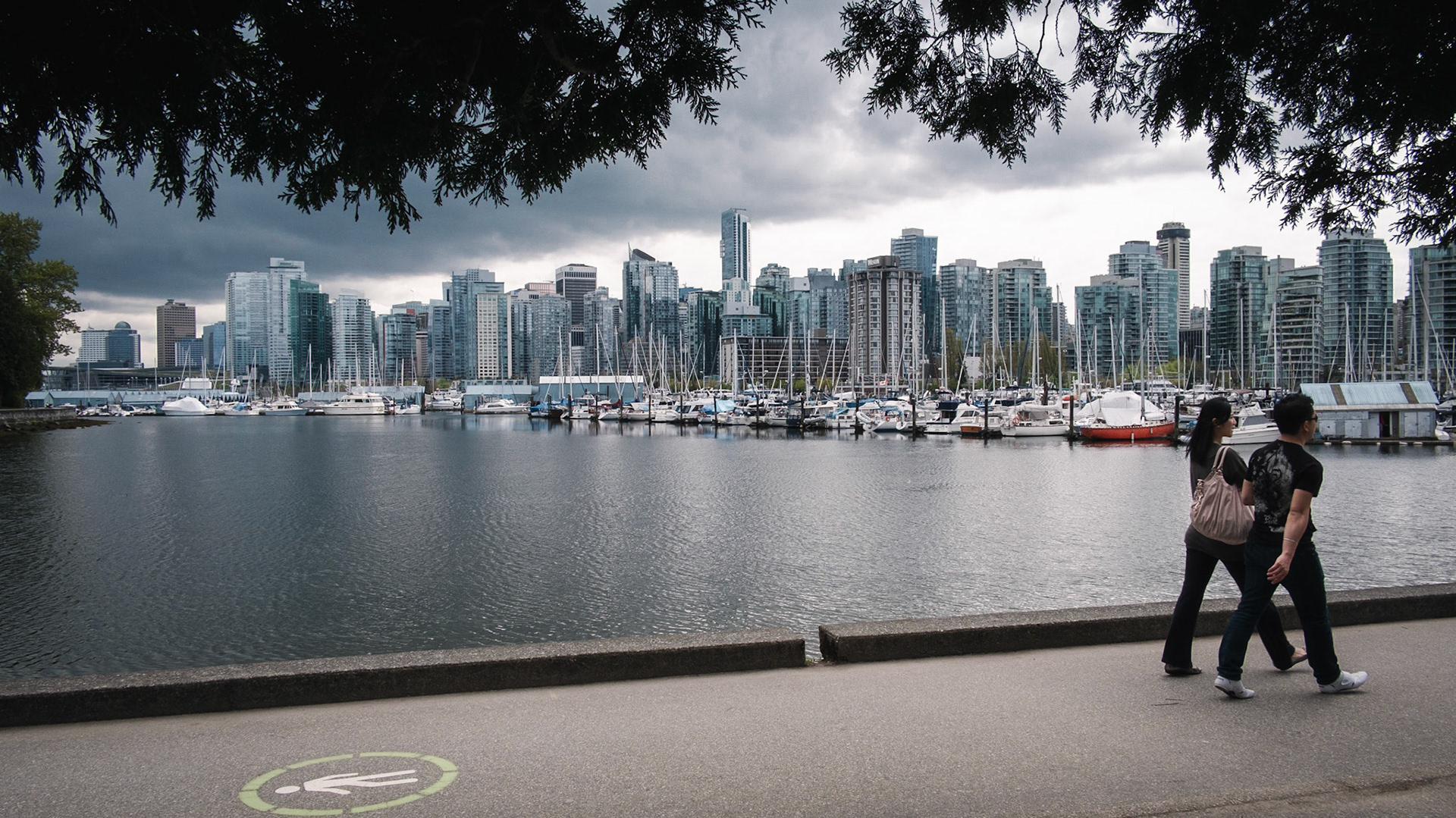West End from Stanley Park in Vancouver