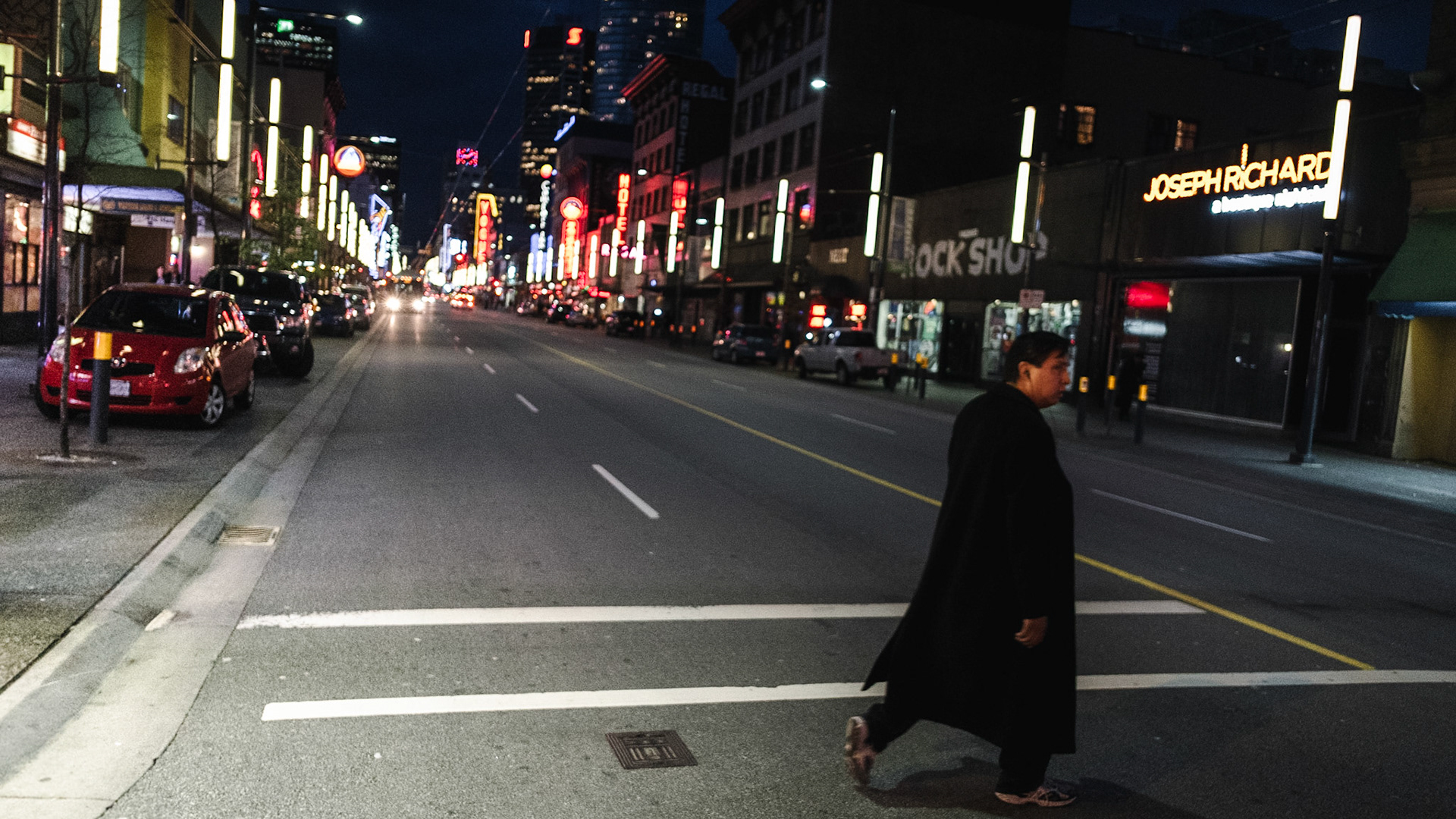 Granville Street in Vancouver, Canada
