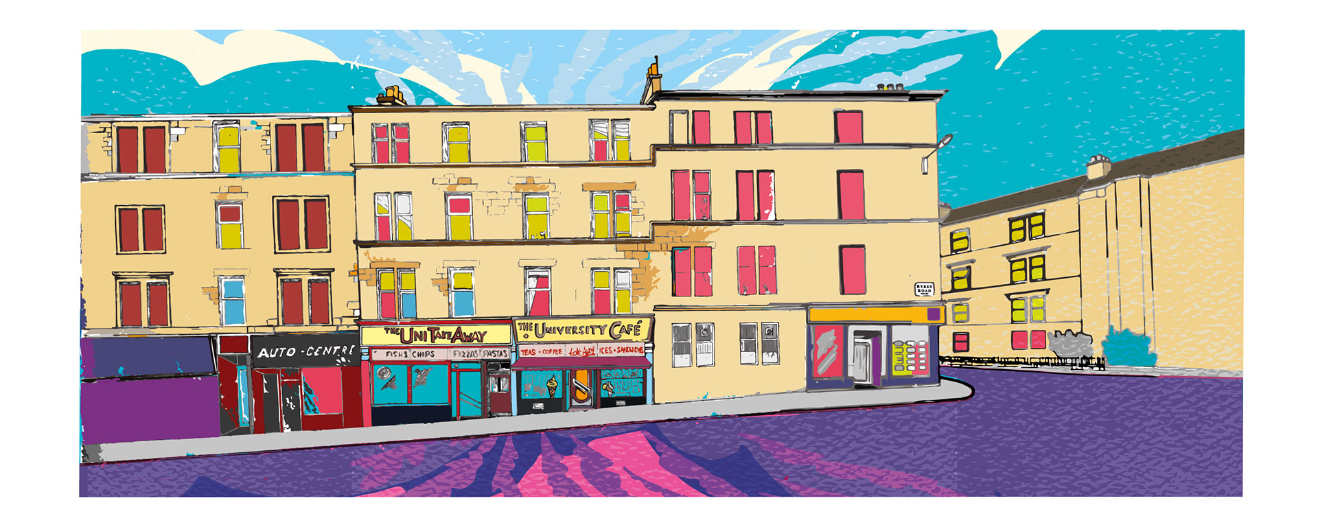 university cafe byres rd glasgow tennement