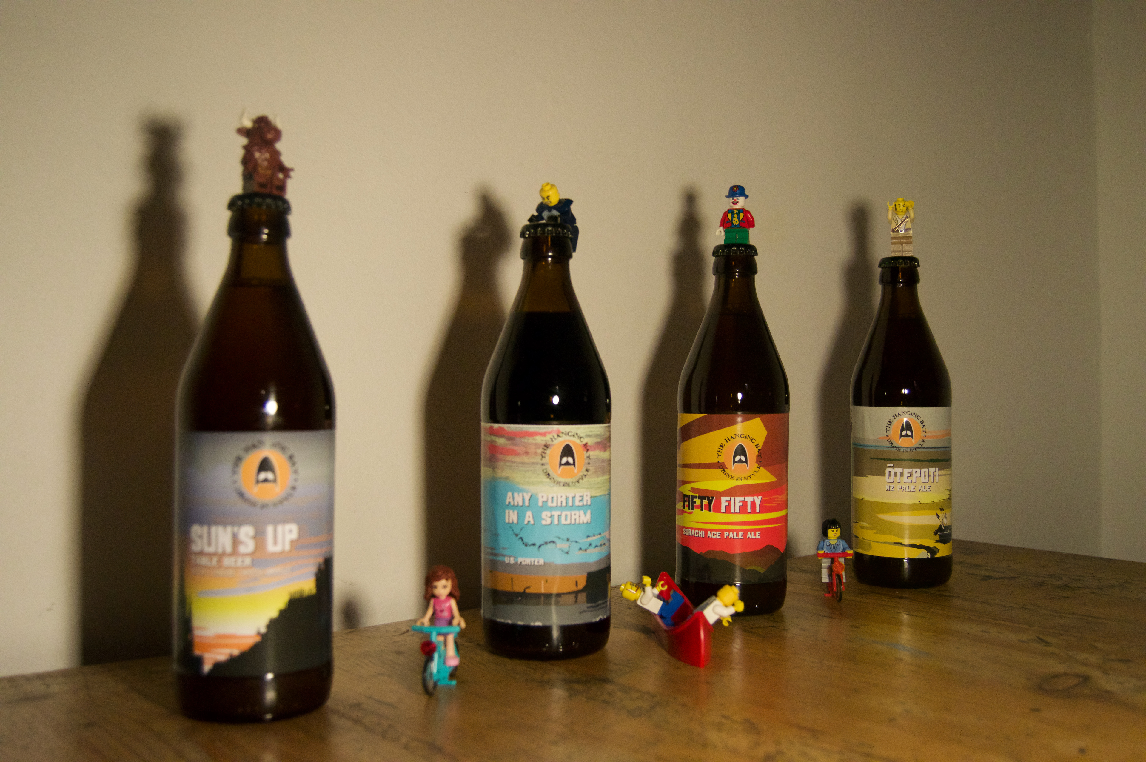 Eddscape Artwork, Bespoke craft beer labels, hanging bat