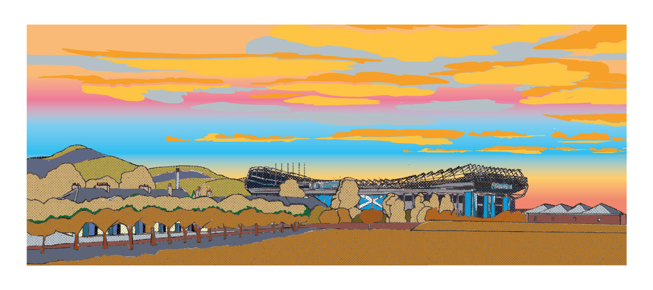 Murrayfield stadium Edinburgh scottish rugby