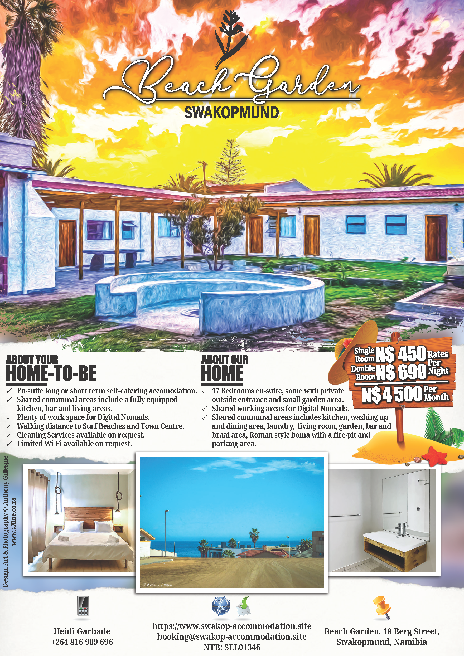 Heidi Garbade Accomodation Flyer