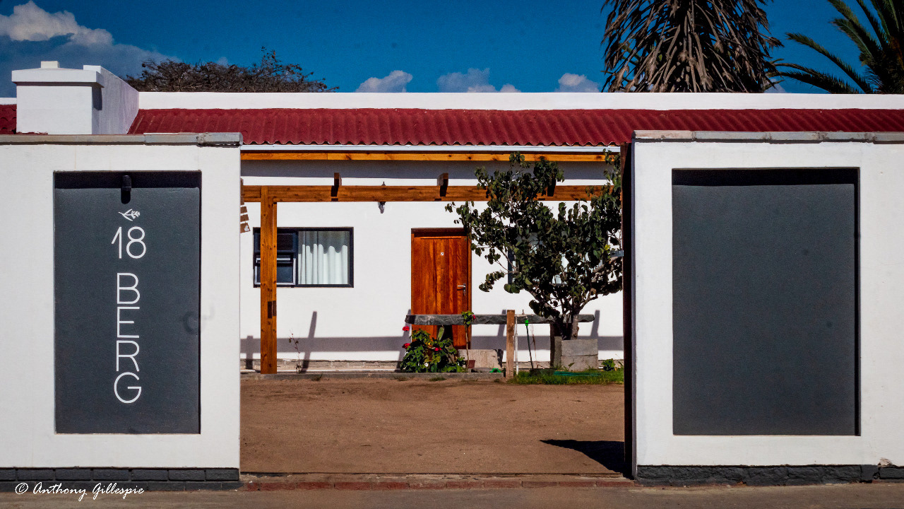 An outside view of the Beach Garden street entrance.