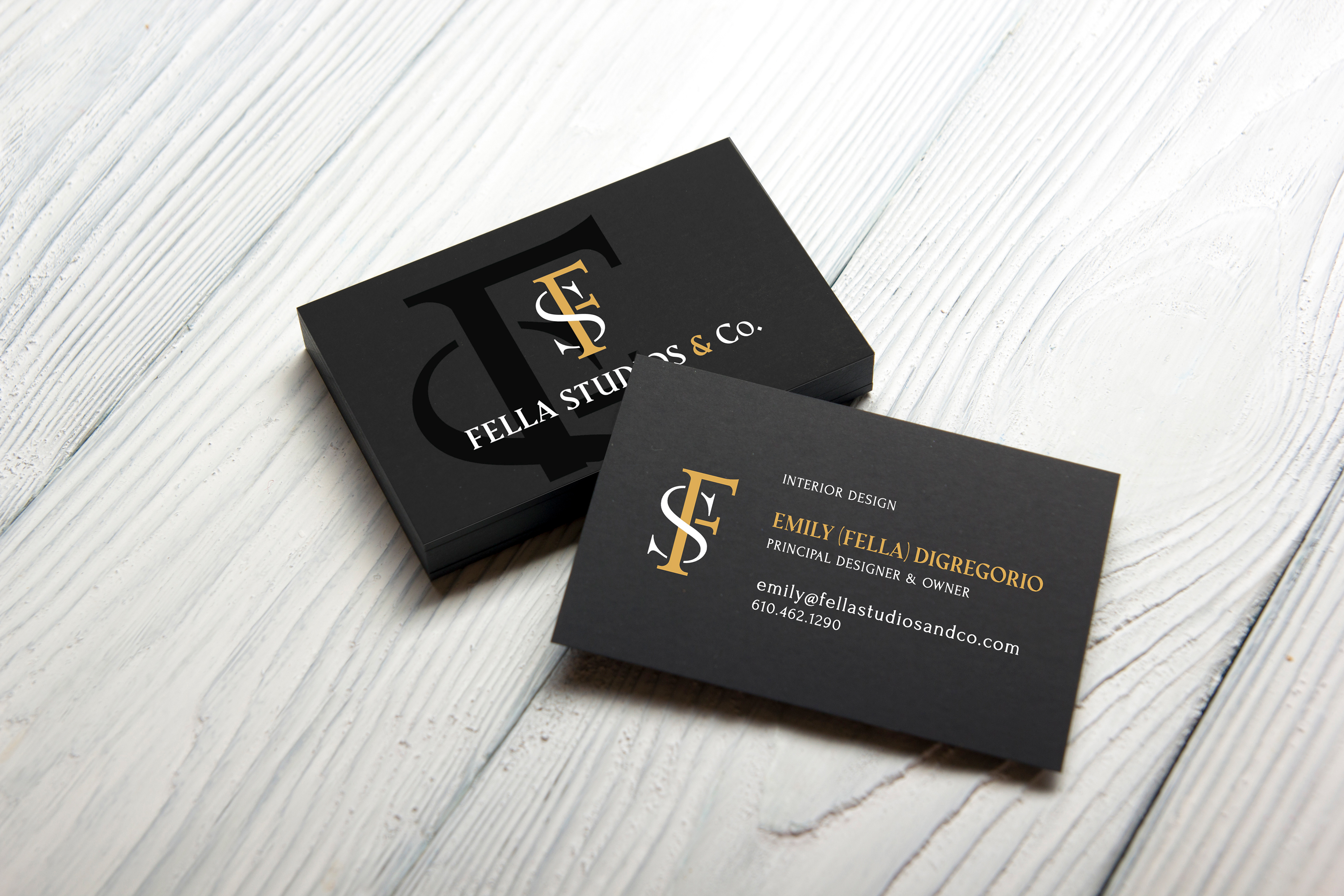 Fella Studios & Co. Logo and Business Card