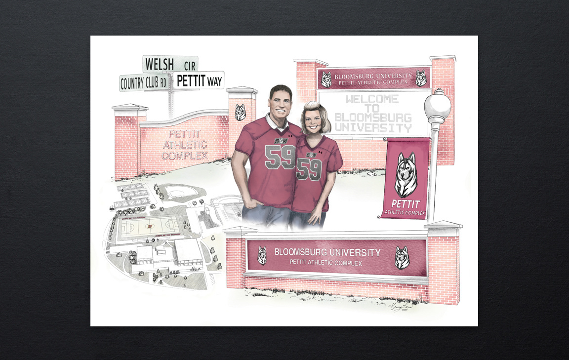 Commonwealth University – Bloomsburg Foundation Artwork Gifted to Donors