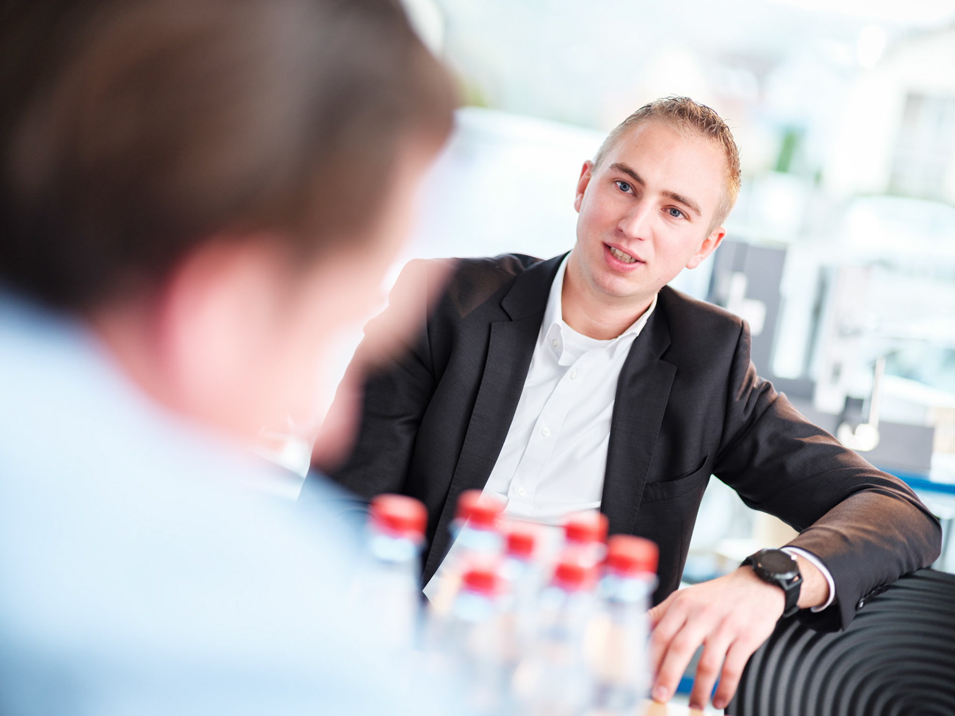Titelgeschichte PVH vor Ort / Fa Schwendt am Mittwoch, 14.11.17  in Wertheim. Foto: Jakob Studnar