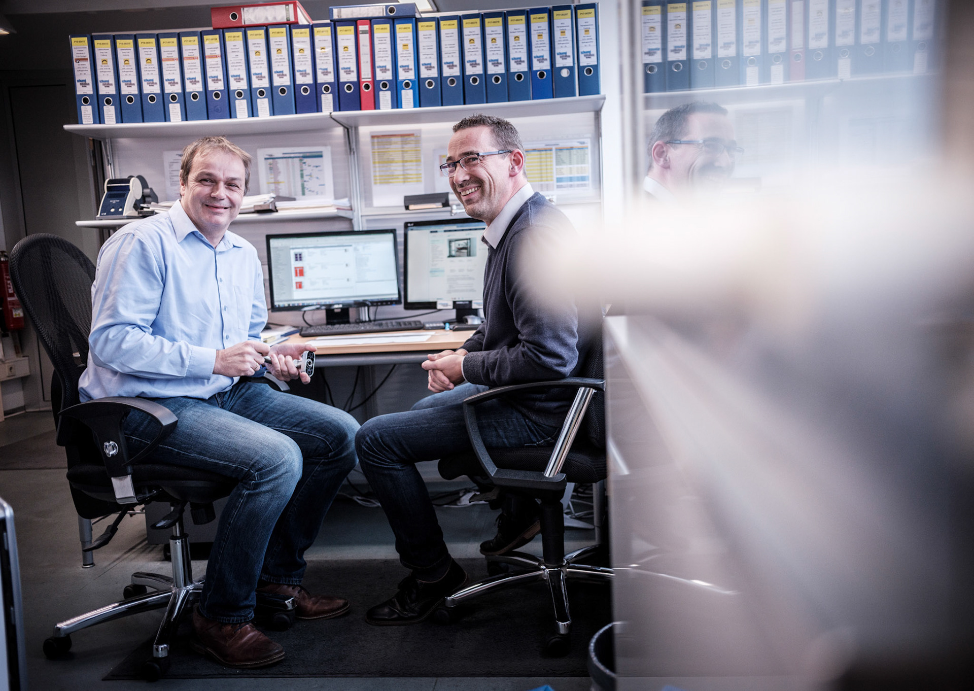 Titelgeschichte PVH vor Ort / Fa Schwendt am Mittwoch, 14.11.17  in Wertheim. Foto: Jakob Studnar