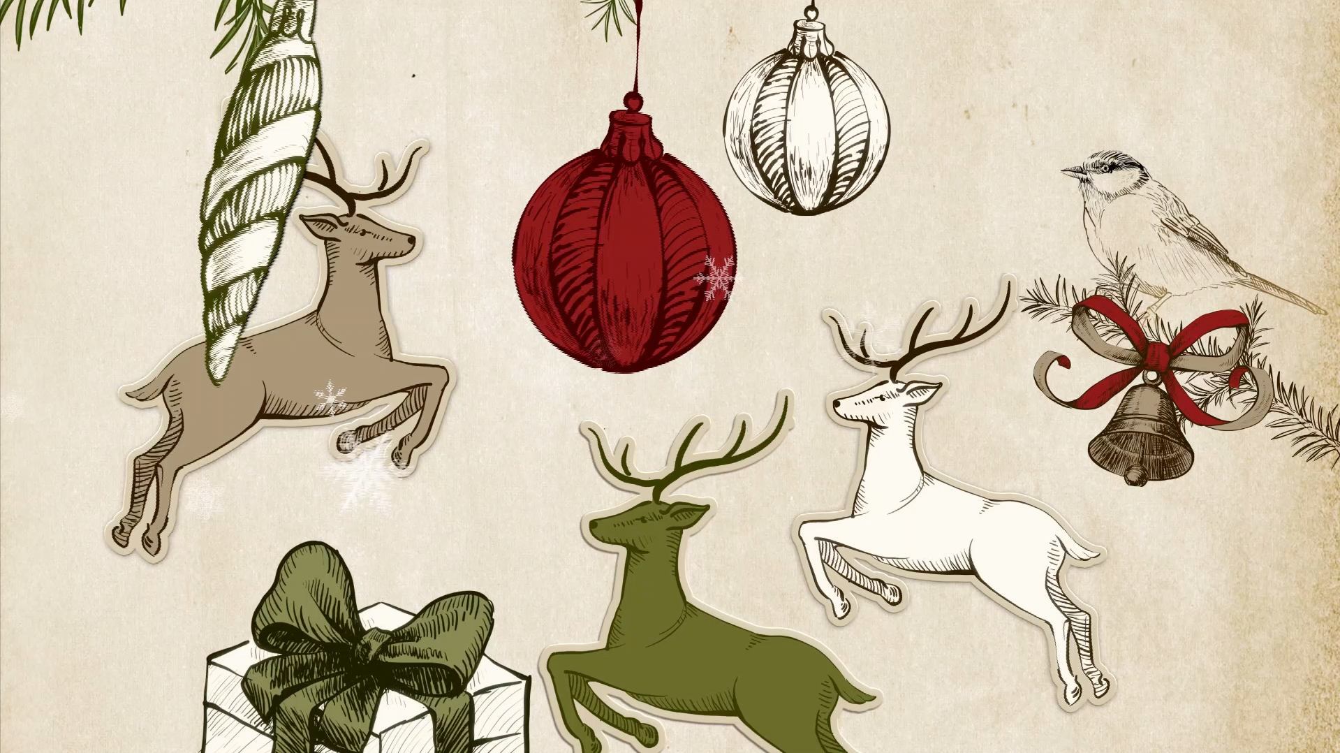 ilustracje świąteczne - autor Marta Karbownik