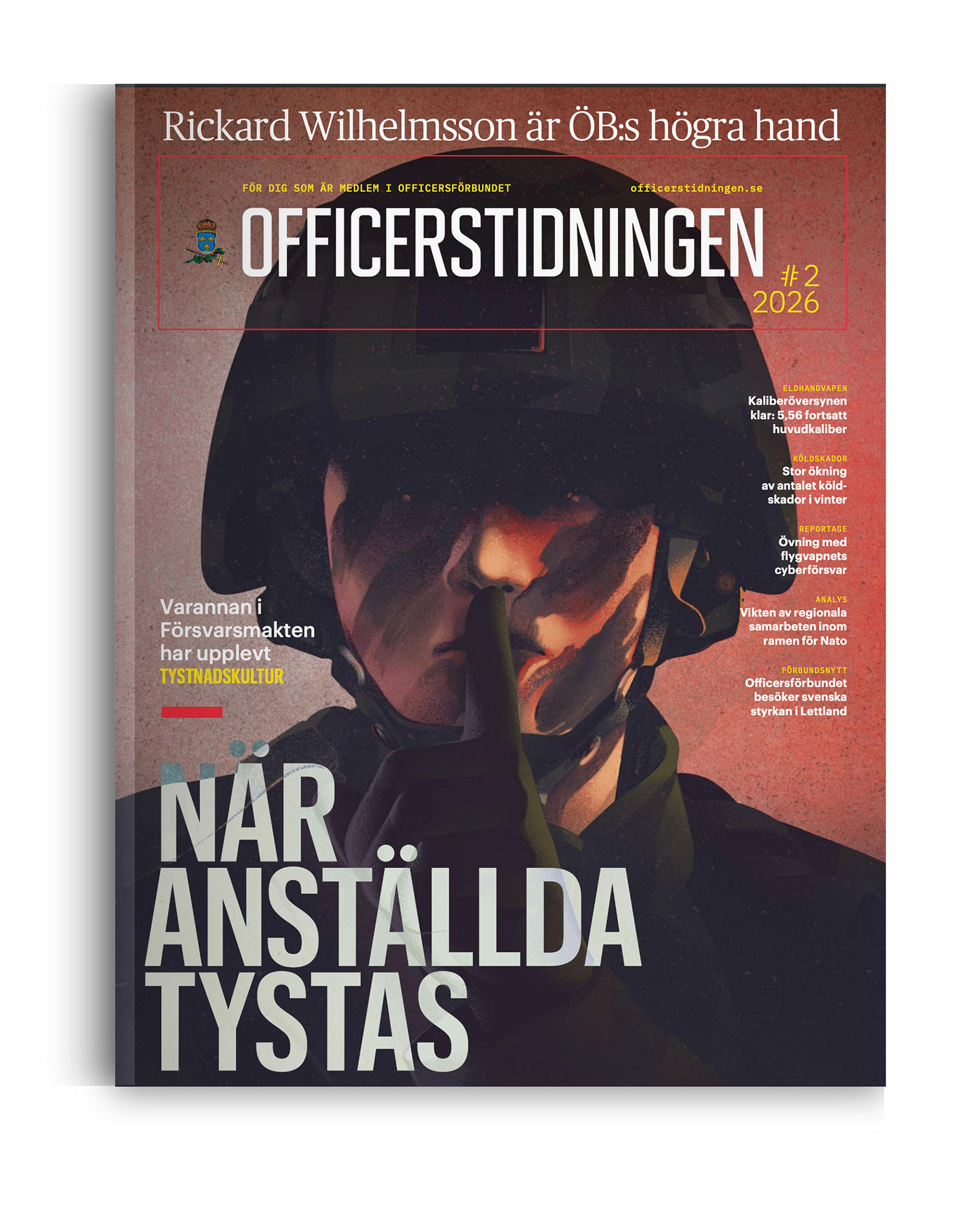 Cover illustration, Officerstidningen #2 2026