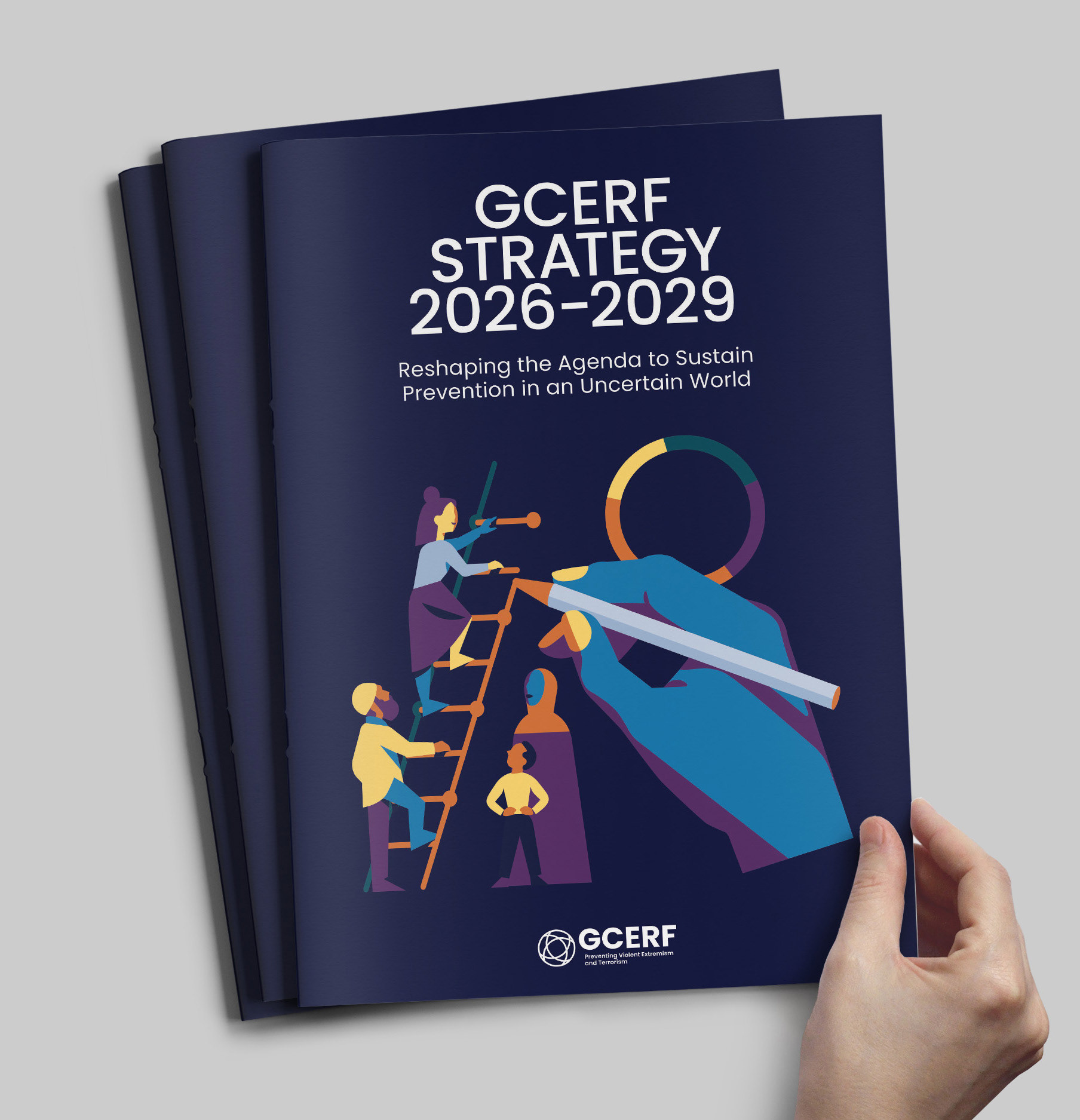 Cover illustration for GCERF Strategy report 2026-2029