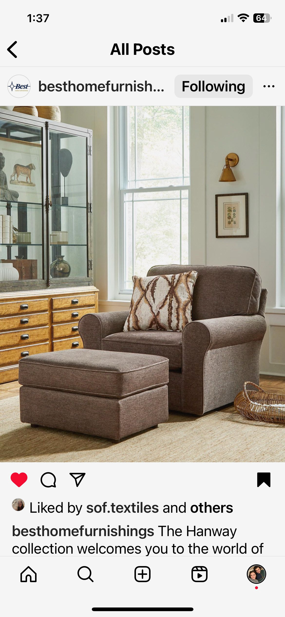 Best Home Furniture - Instagram Post