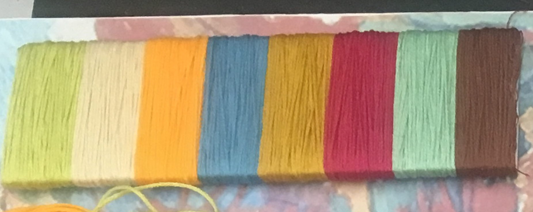 Brittnay's yarn color reelings