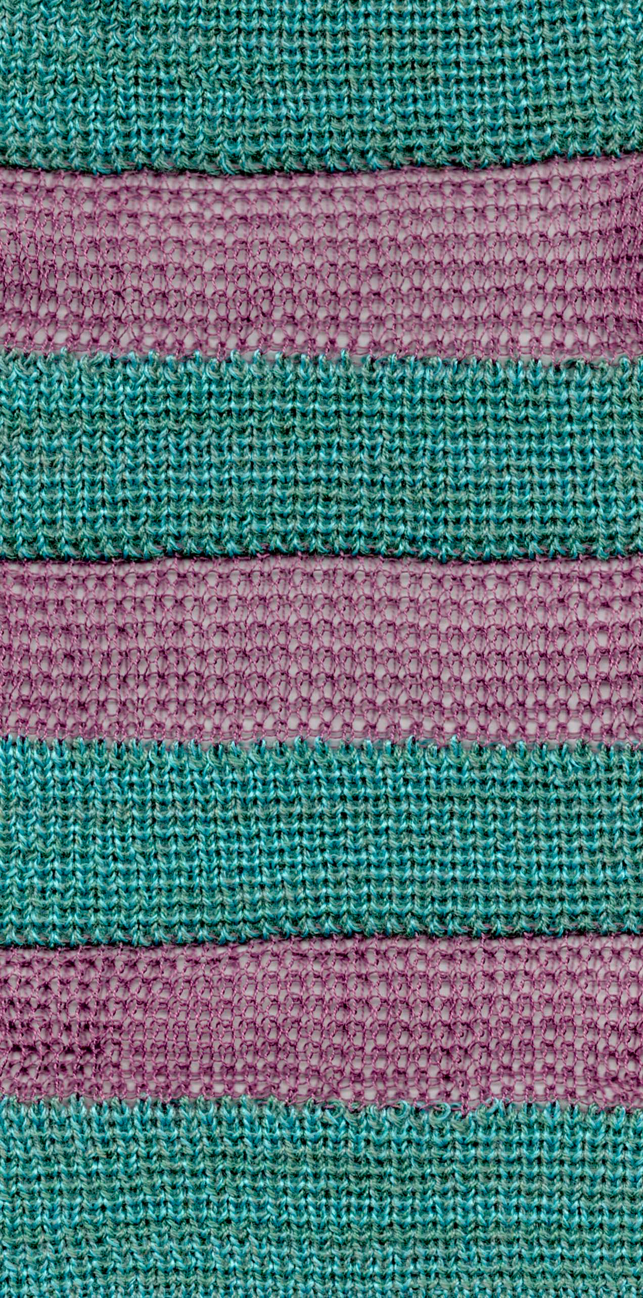 1x1 rib 2 color stripe