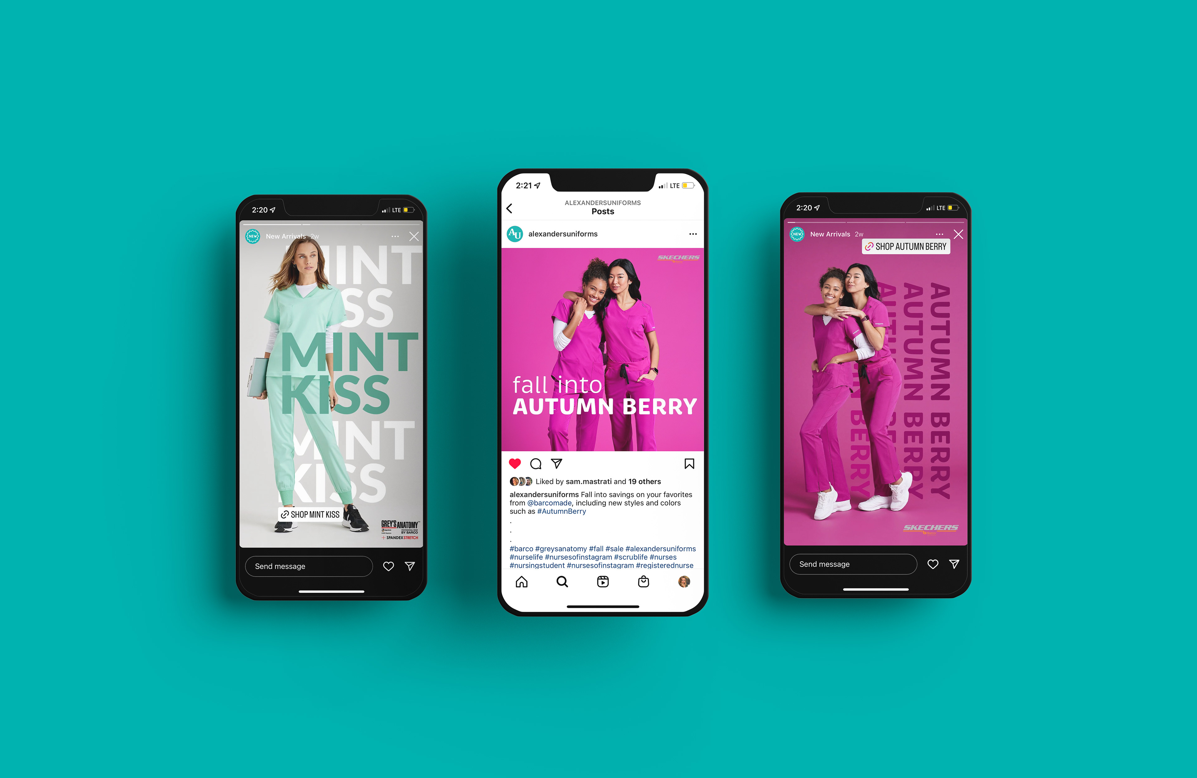 Barco Fall 2022 Color Launch Social Media Posts